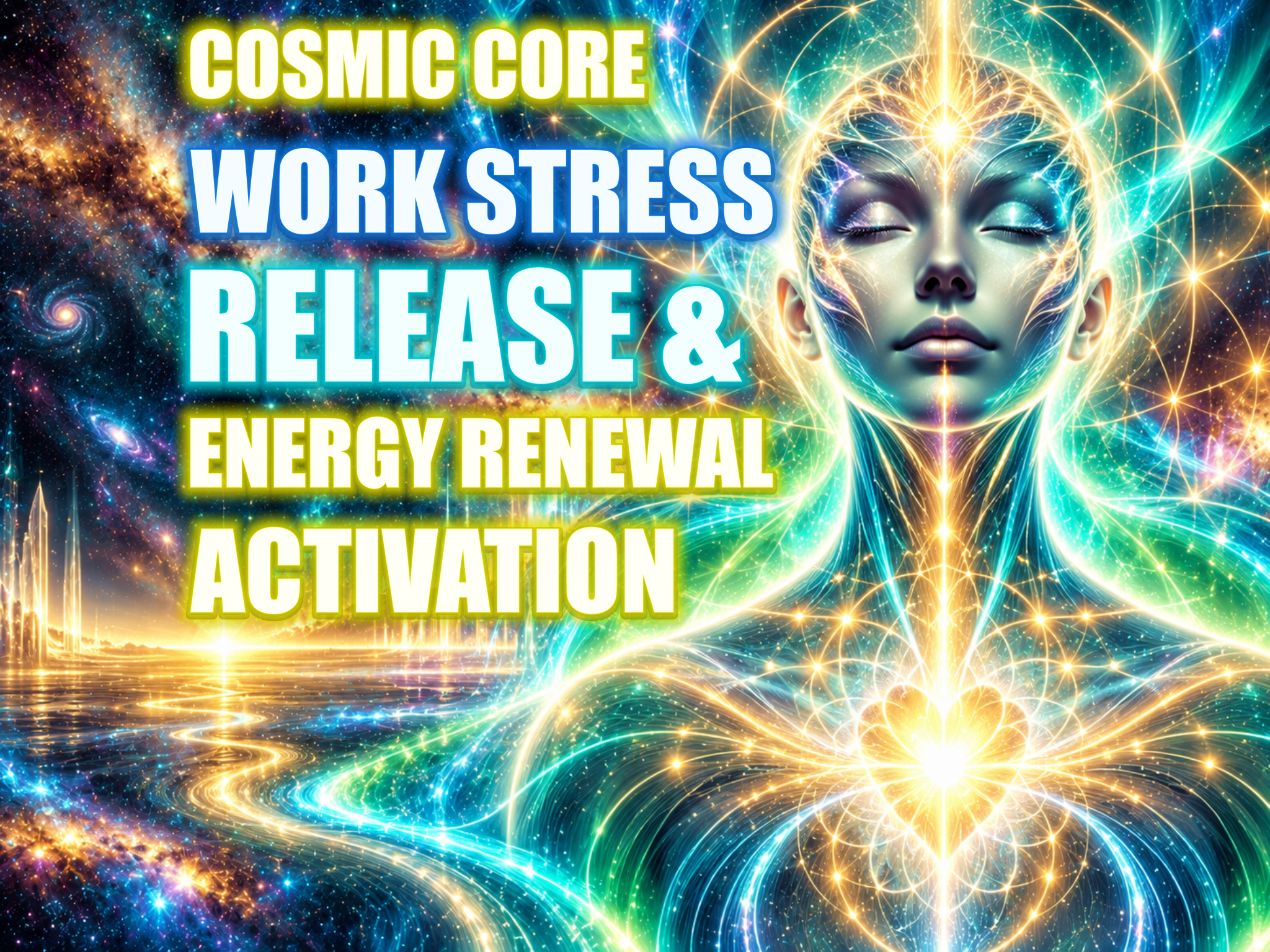 Cosmic Core Work Stress Release & Energy Renewal Activation — original session artwork