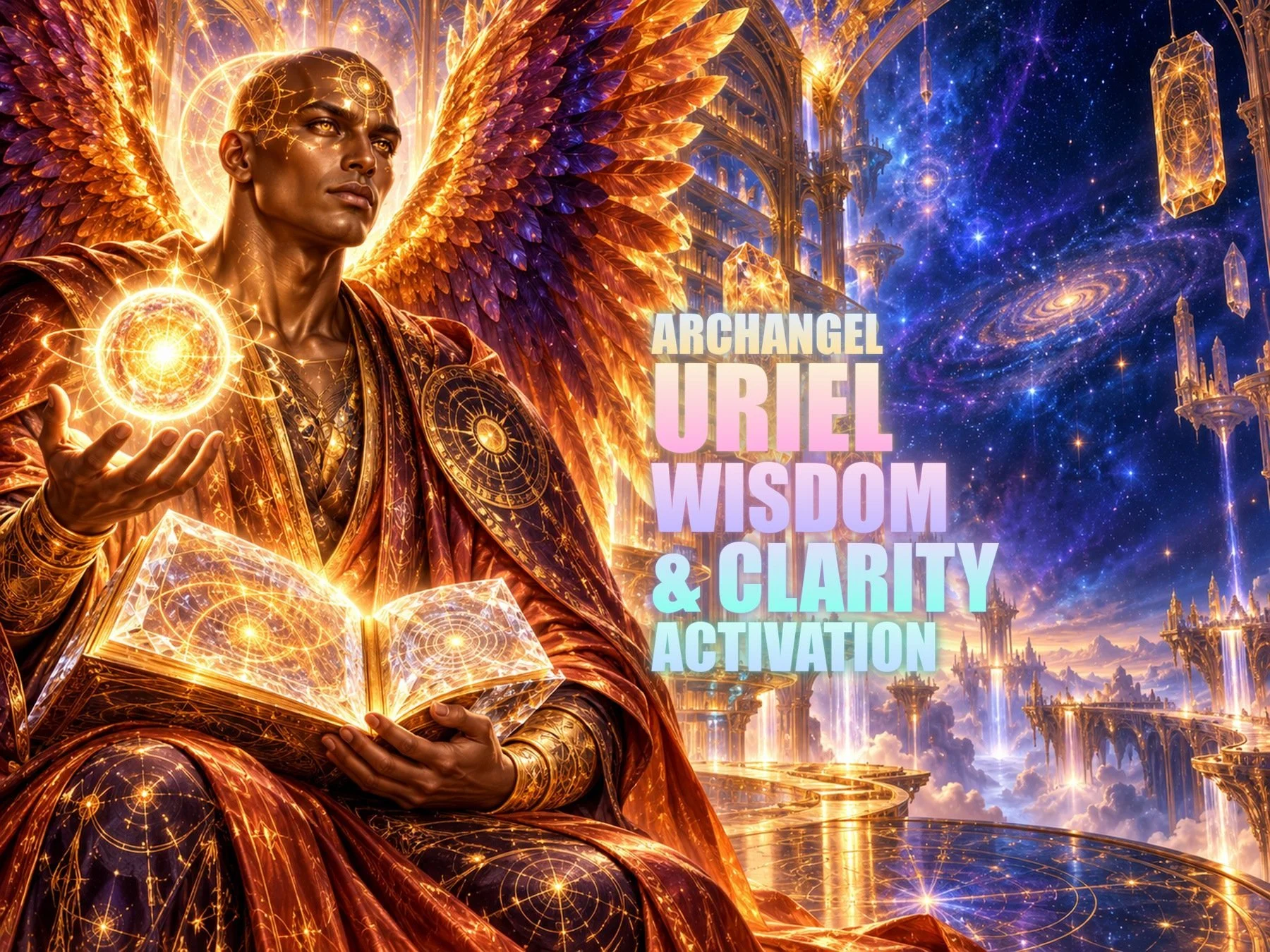 Angels and Watchers Archangel Uriel — Wisdom & Clarity Activation — original session artwork