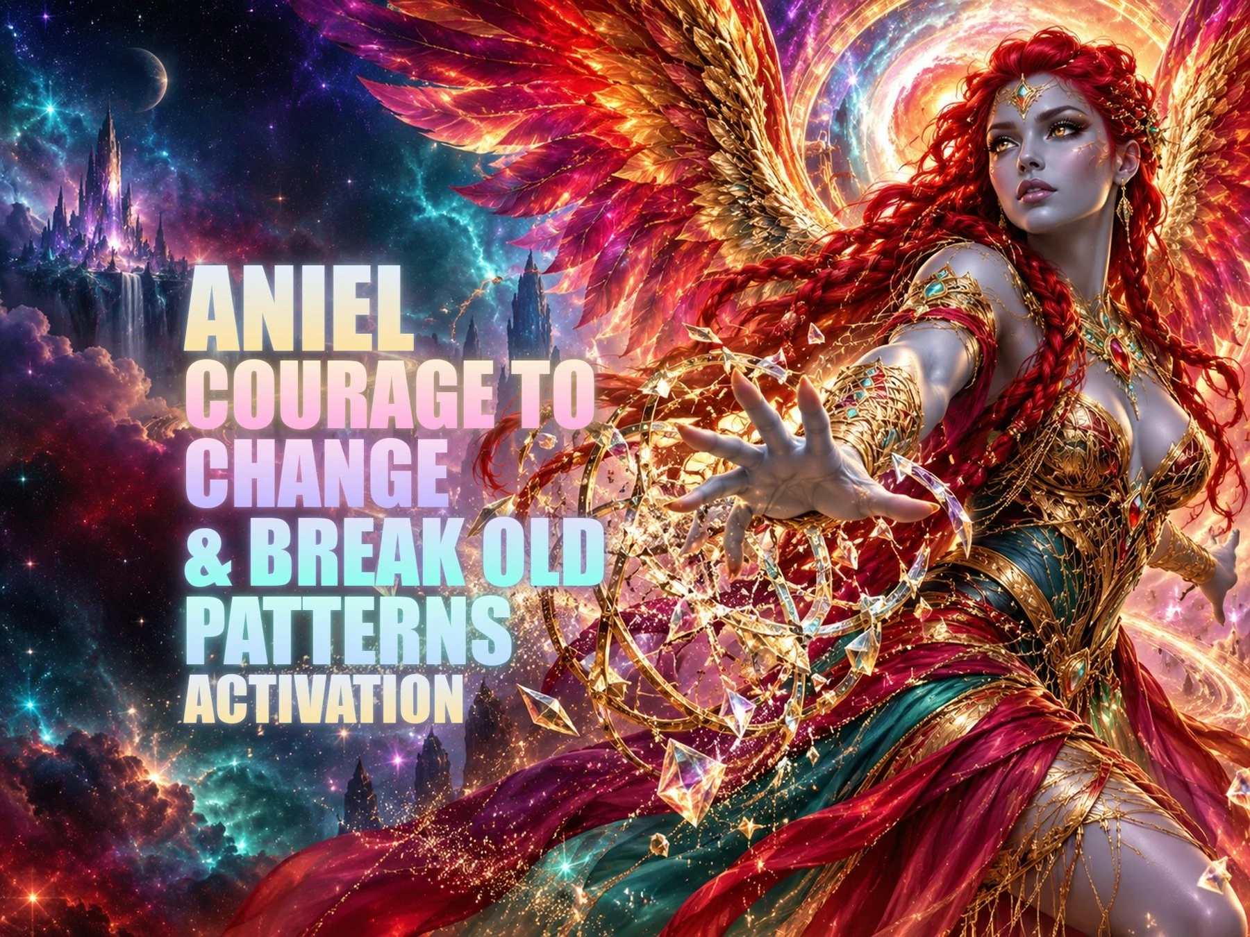 Angels and Watchers Aniel — Courage to Change & Break Old Patterns Activation — original session artwork