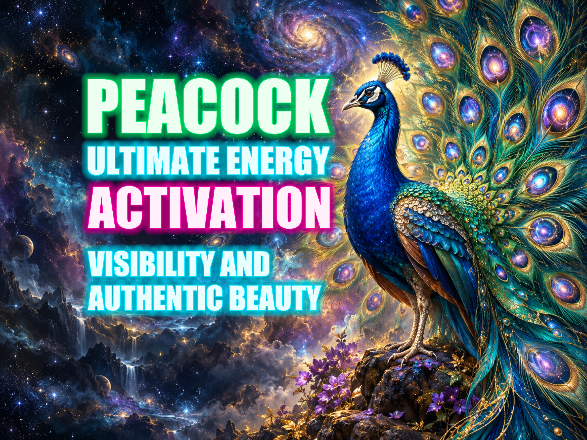 Peacock Ultimate Energy Activation — Visibility and Authentic Beauty