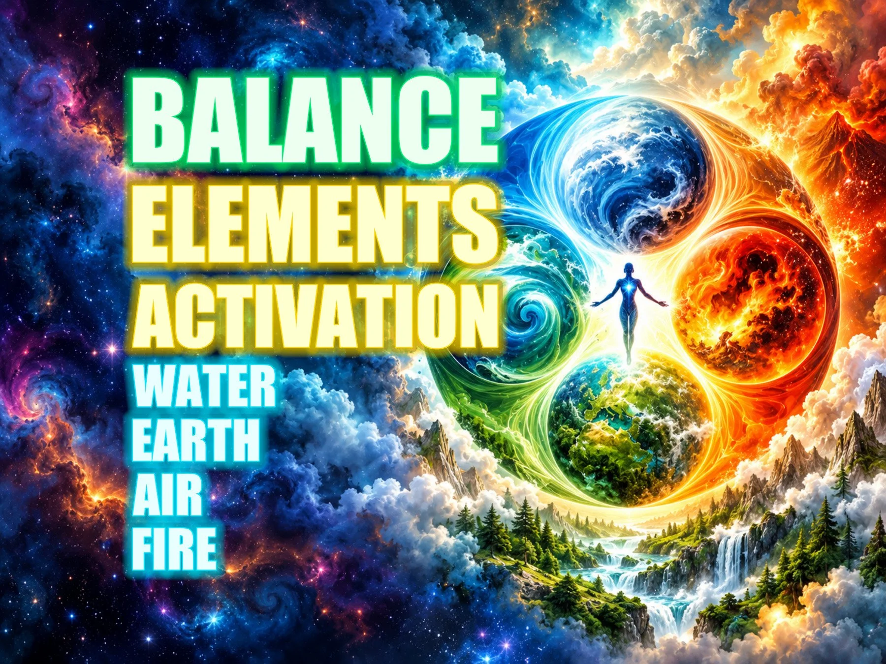 Balance Elements Activation Water Earth Air Fire