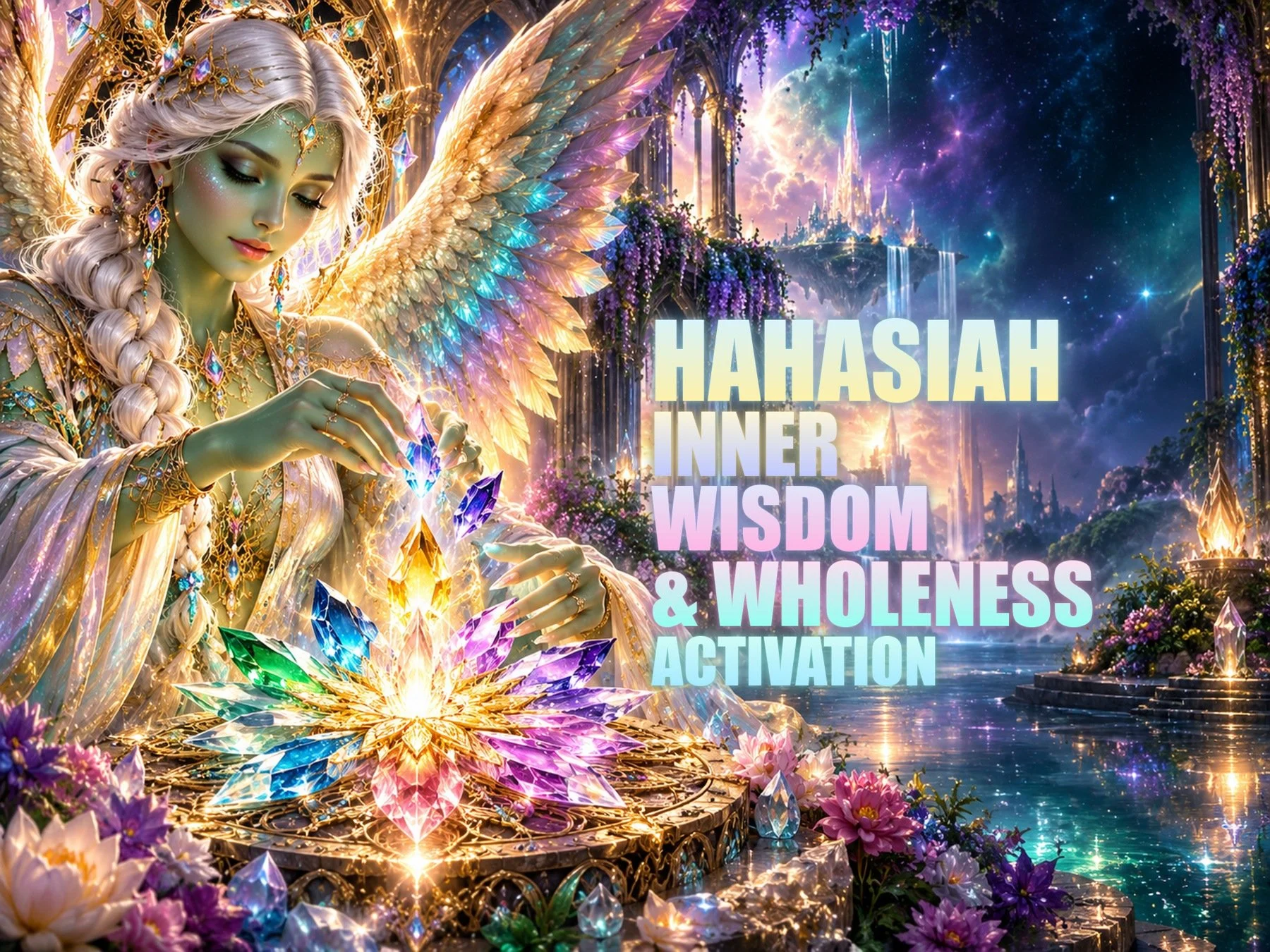 Angels and Watchers Hahasiah — Inner Wisdom & Wholeness Activation — original session artwork