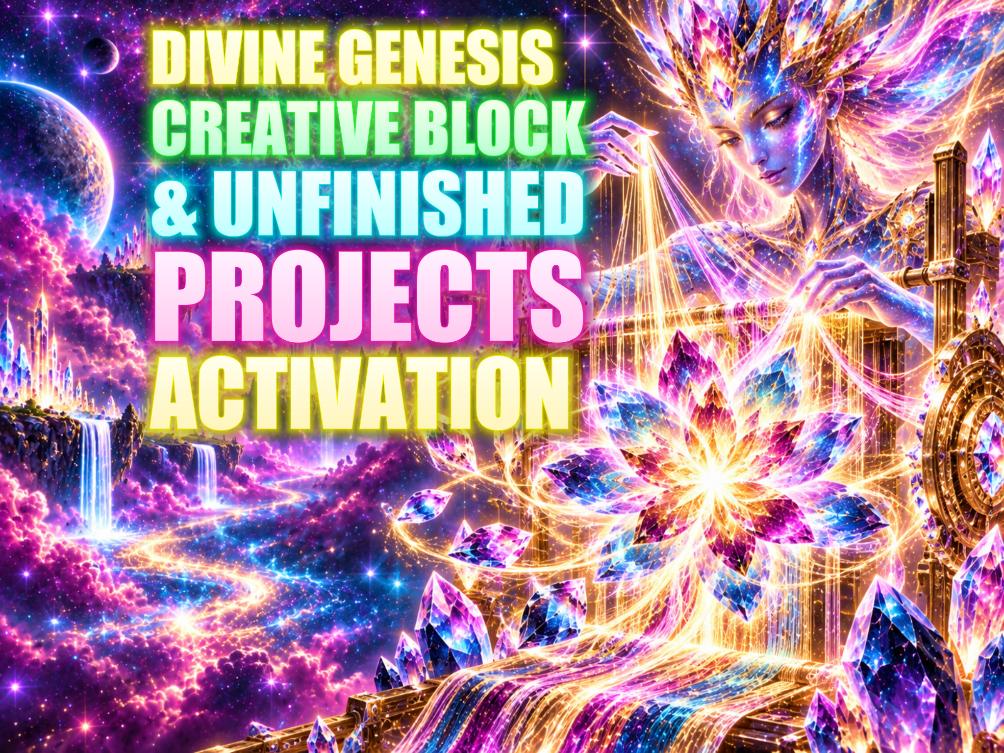Divine Genesis Creative Block & Unfinished Projects Activation