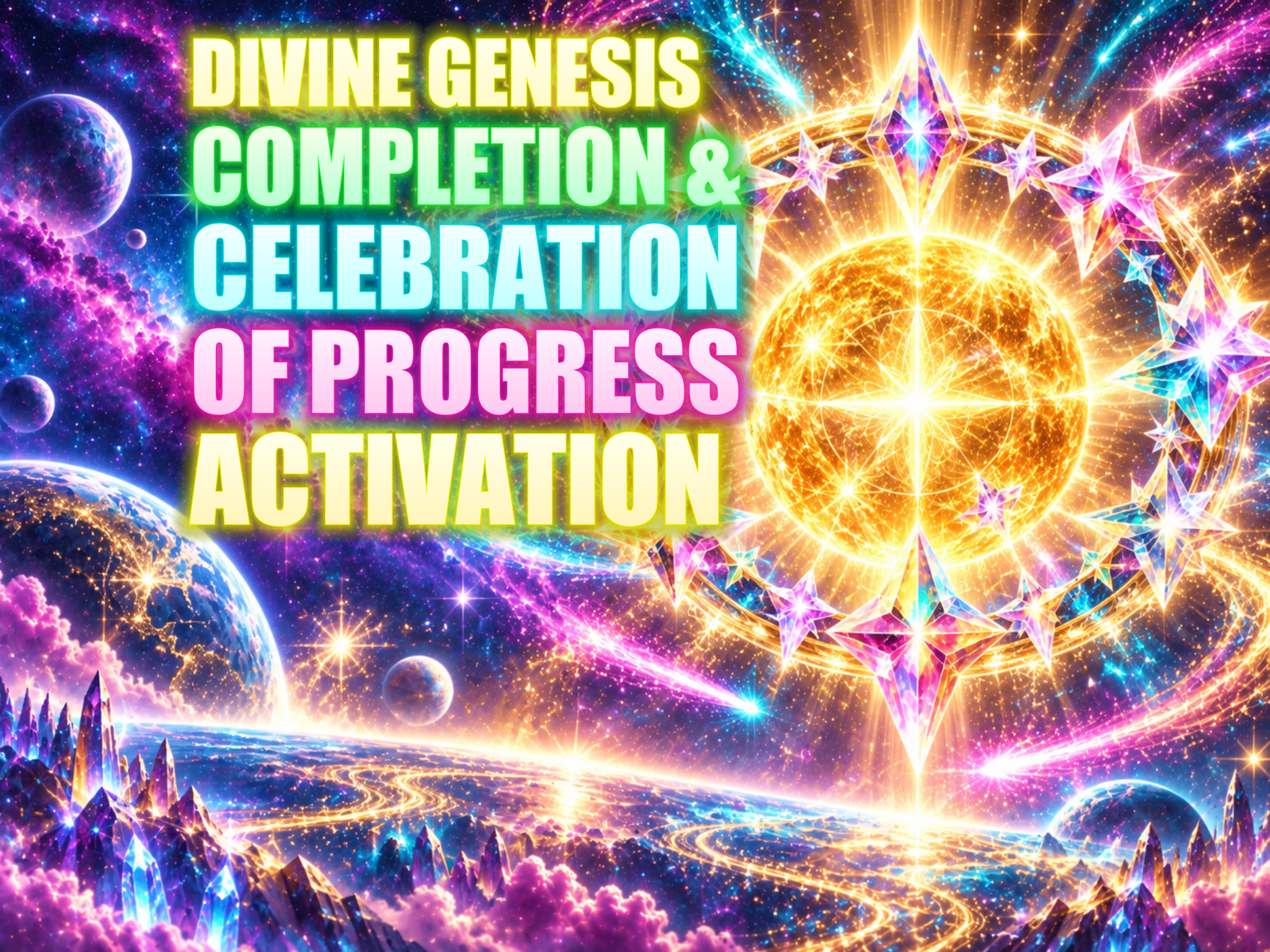 Divine Genesis Completion & Celebration of Progress Activation
