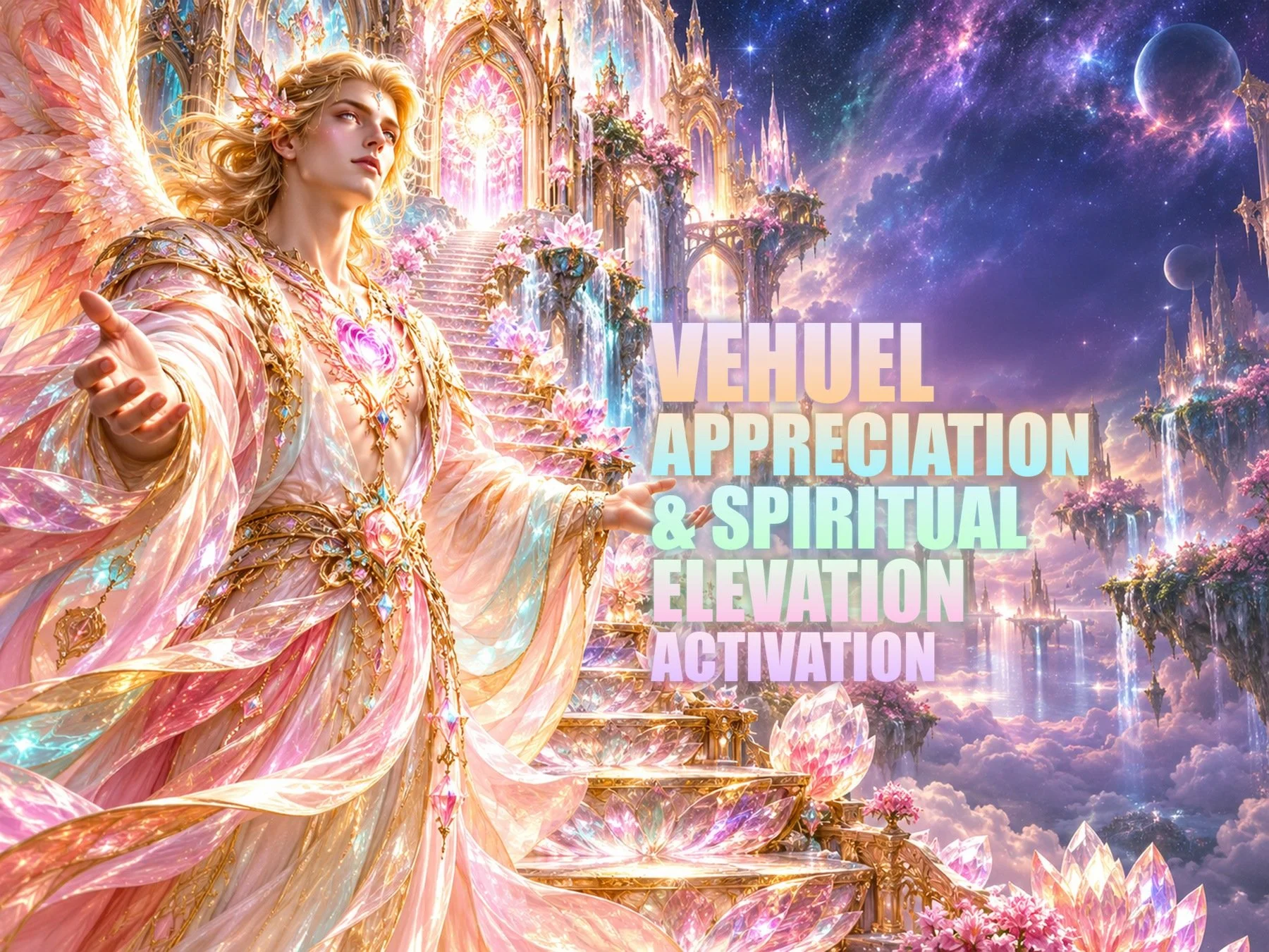 Angels and Watchers Vehuel — Appreciation & Spiritual Elevation Activation — original session artwork