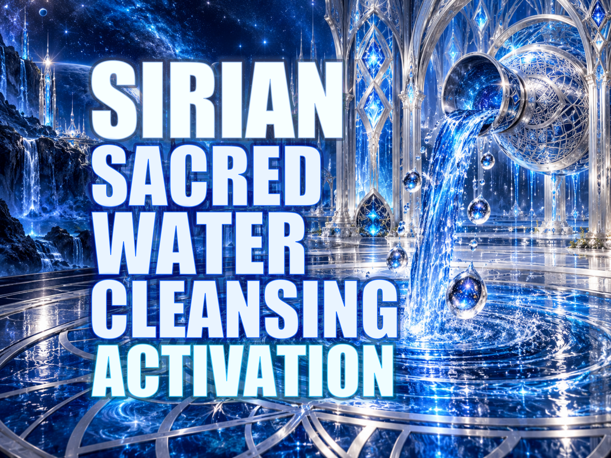 Sirian Sacred Water Cleansing Activation