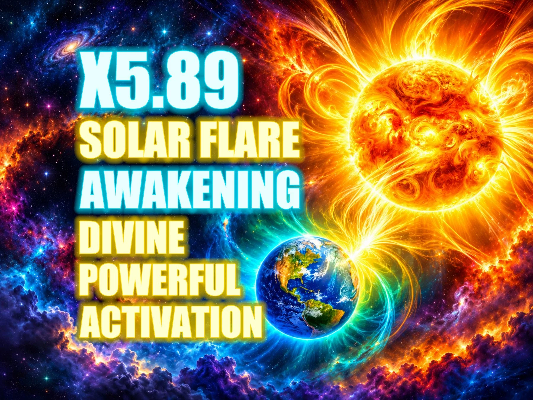 X5.89 Solar Flare Awakening Divine Powerful Activation
