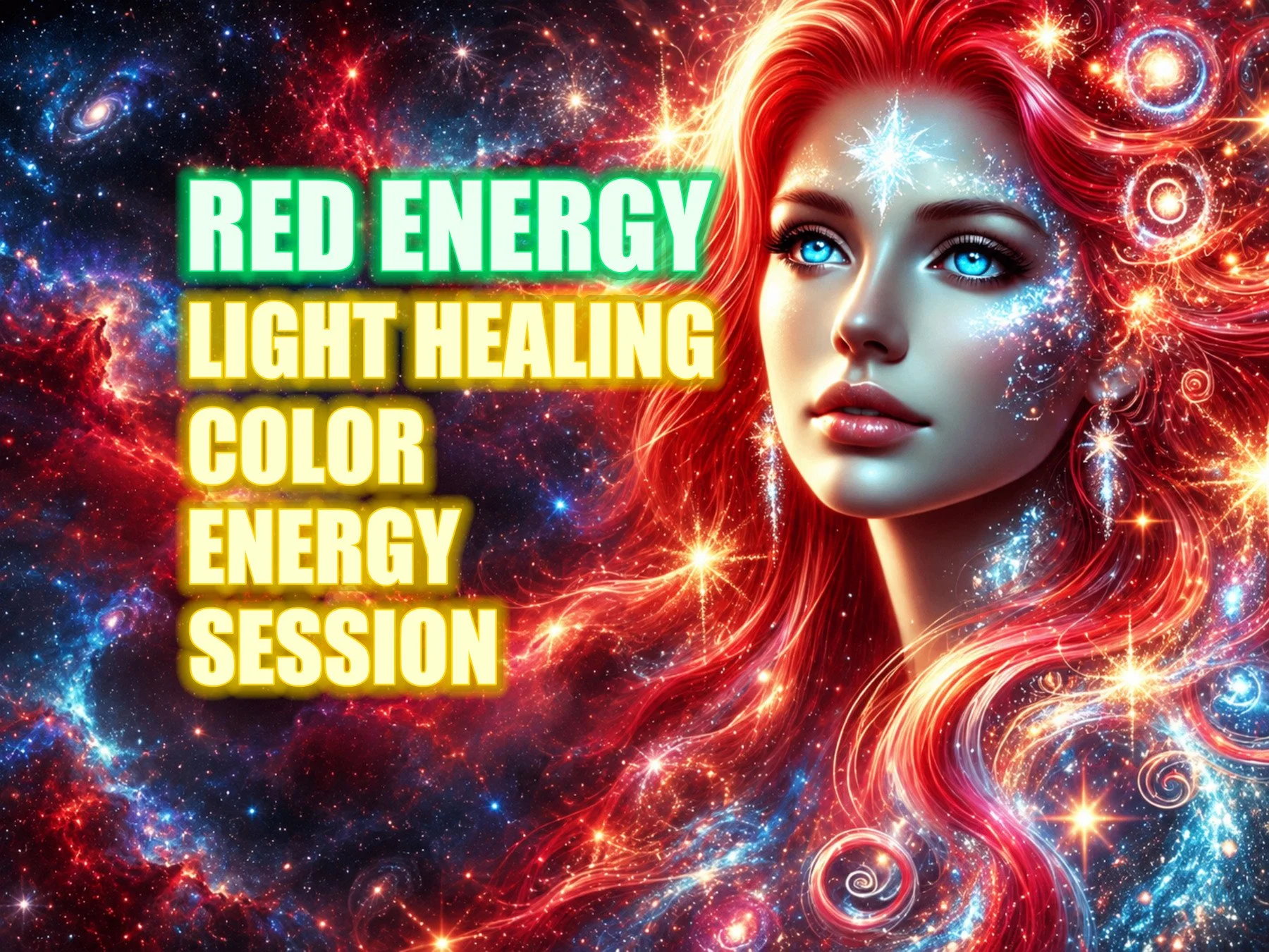Red Energy Light Healing Color Energy Session