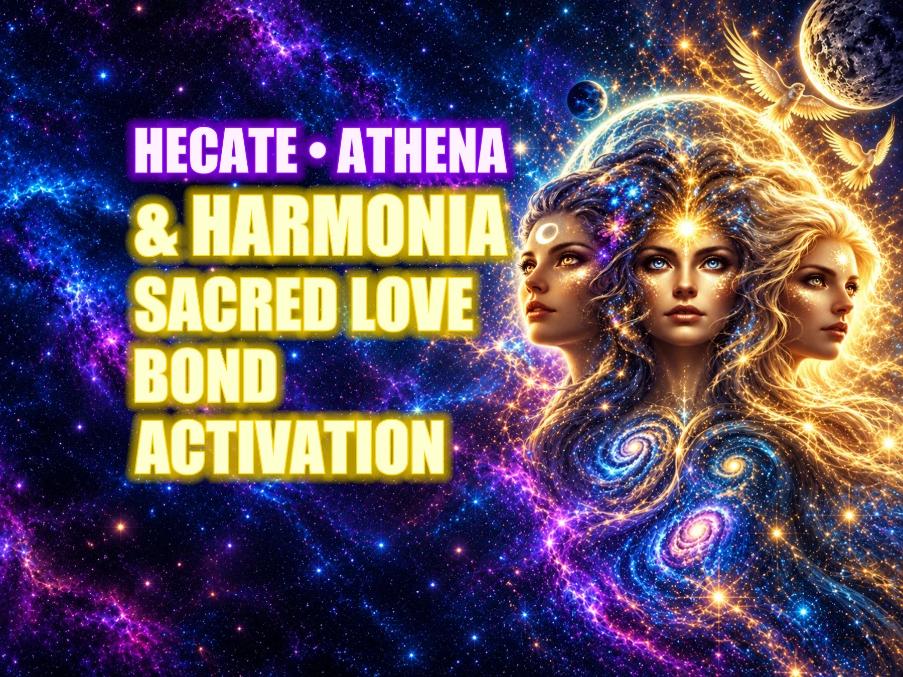 Hecate Athena and Harmonia Sacred Love Bond Activation