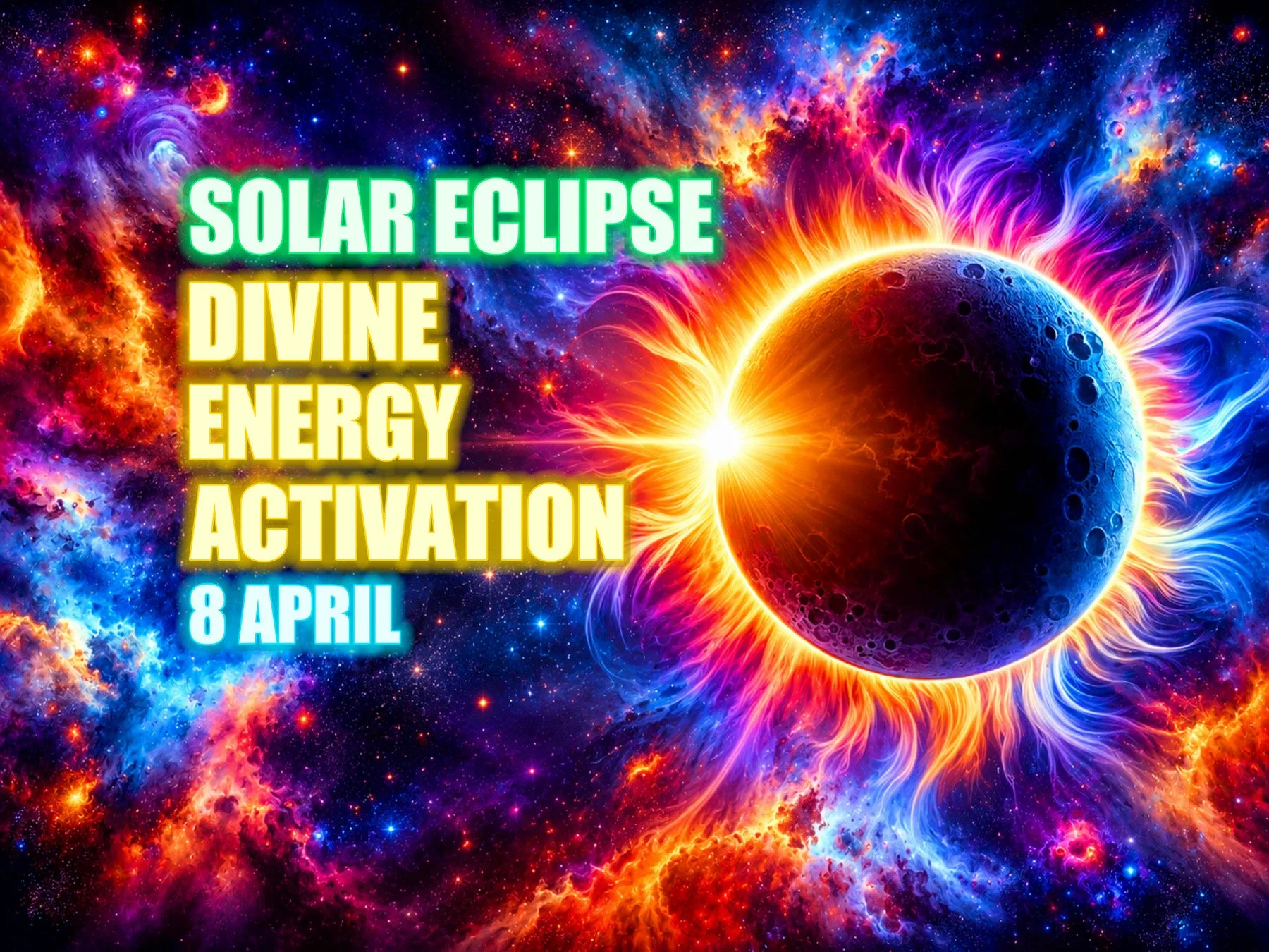 Solar Eclipse Divine Energy Activation 8 April