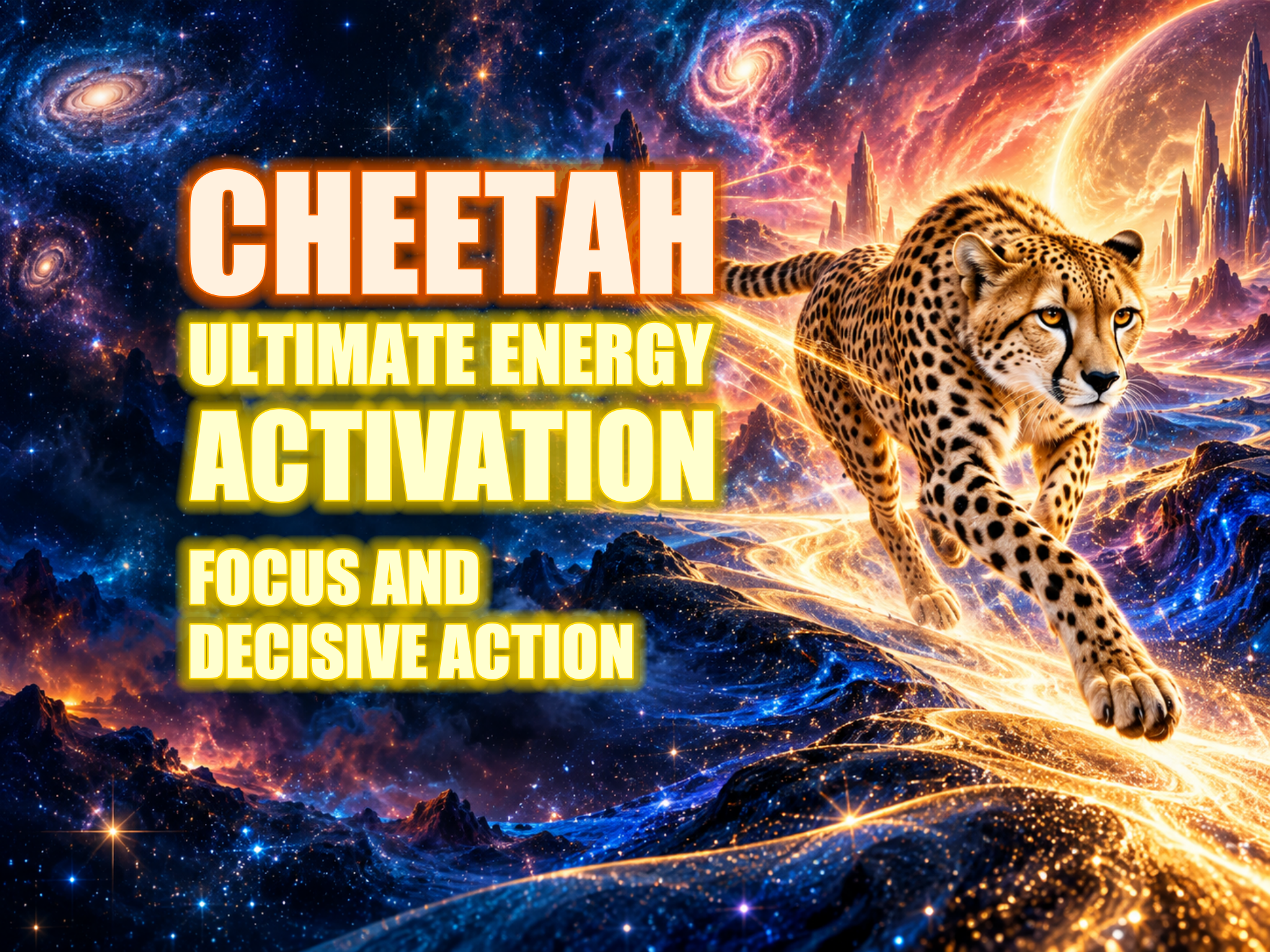 Cheetah Ultimate Energy Activation — Focus and Decisive Action