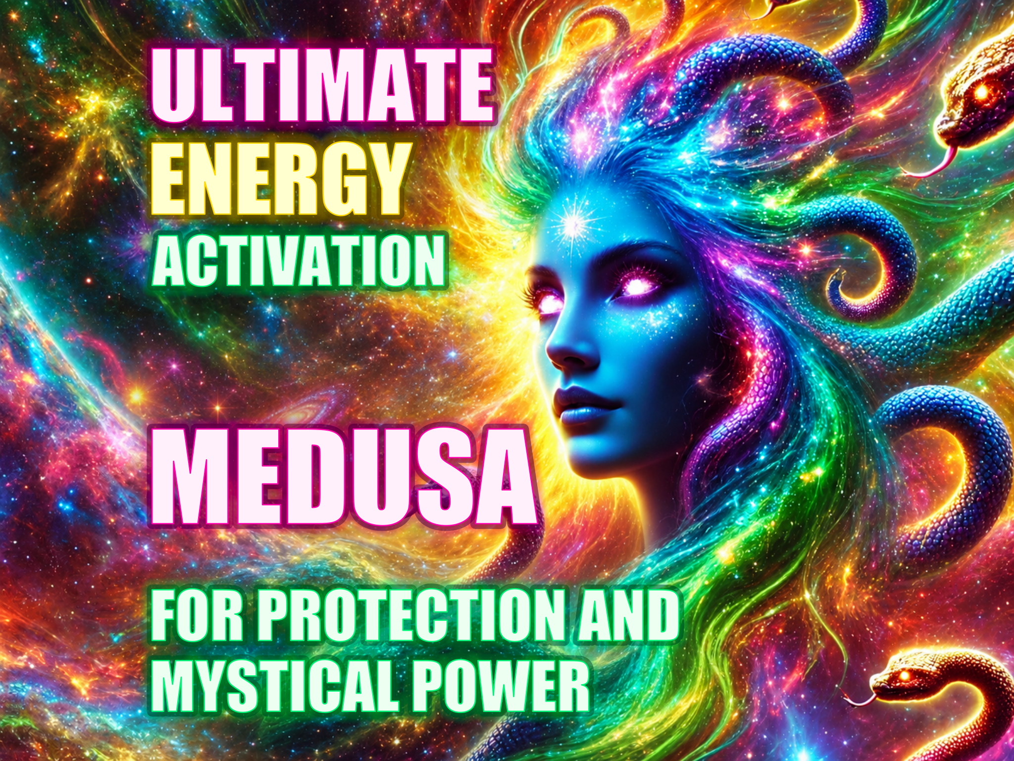 Animal Ultimate Energy Medusa Ultimate Energy Activation for Protection and Mystical Power — original session artwork