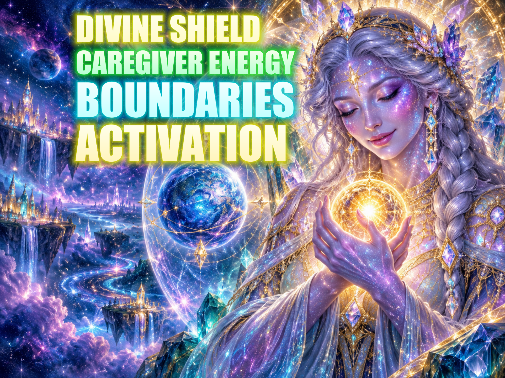 Divine Shield Caregiver Energy Boundaries Activation