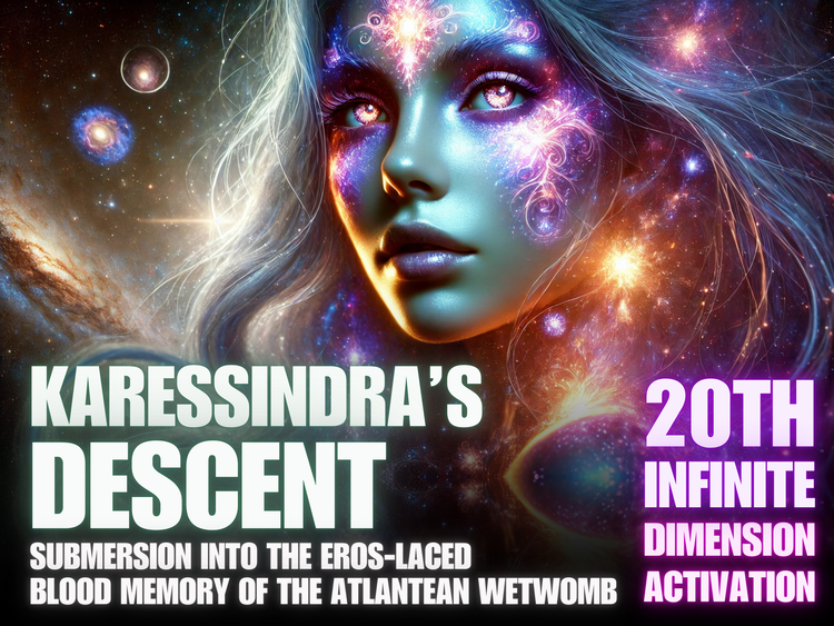 Karessindra’s Descent – Submersion into the Eros-Laced Blood Memory of the Atlantean Wetwomb – 20th Dimensional