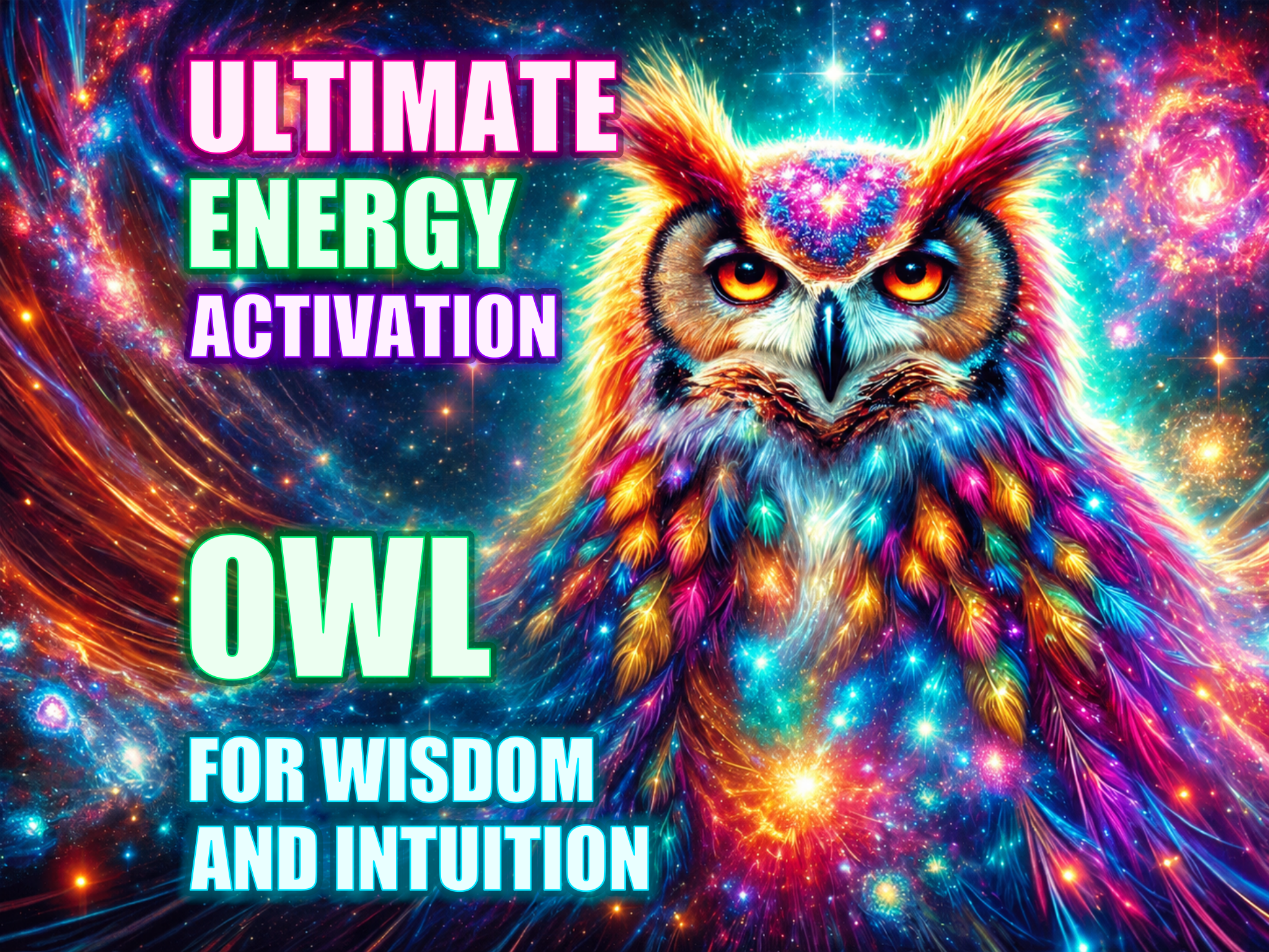 Owl Ultimate Energy Activation for Wisdom and Intuition