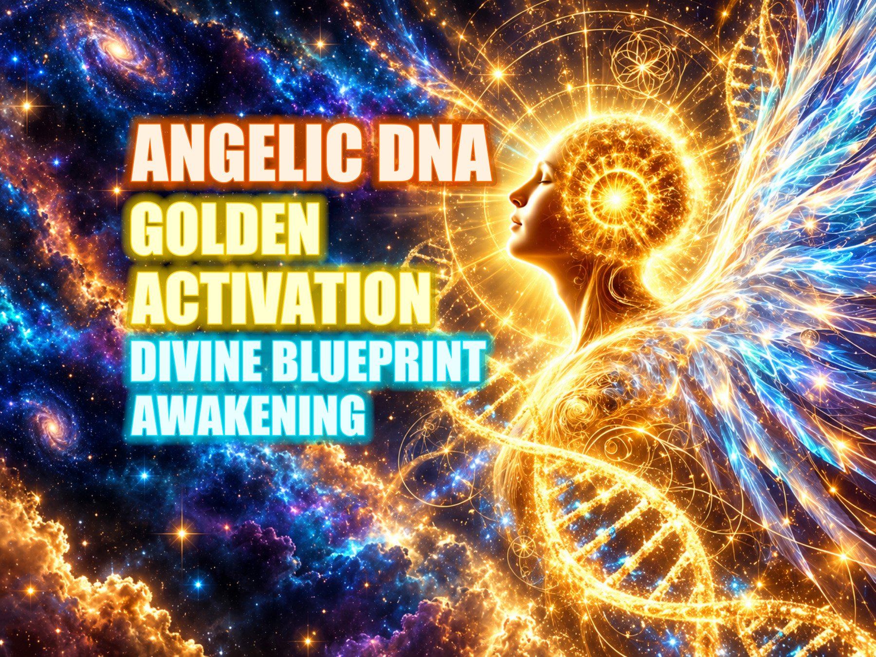 Angelic DNA Golden Activation — Divine Blueprint Awakening