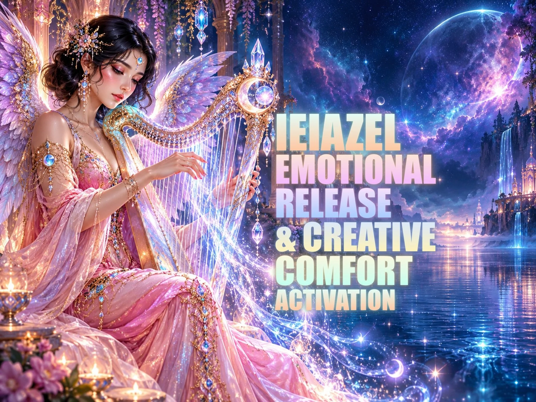 Angels and Watchers Ieiazel — Emotional Release & Creative Comfort Activation — original session artwork