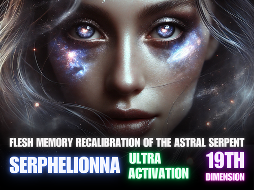 Serphelionna Activation – Flesh Memory Recalibration of the Astral Serpent – 19th Dimension
