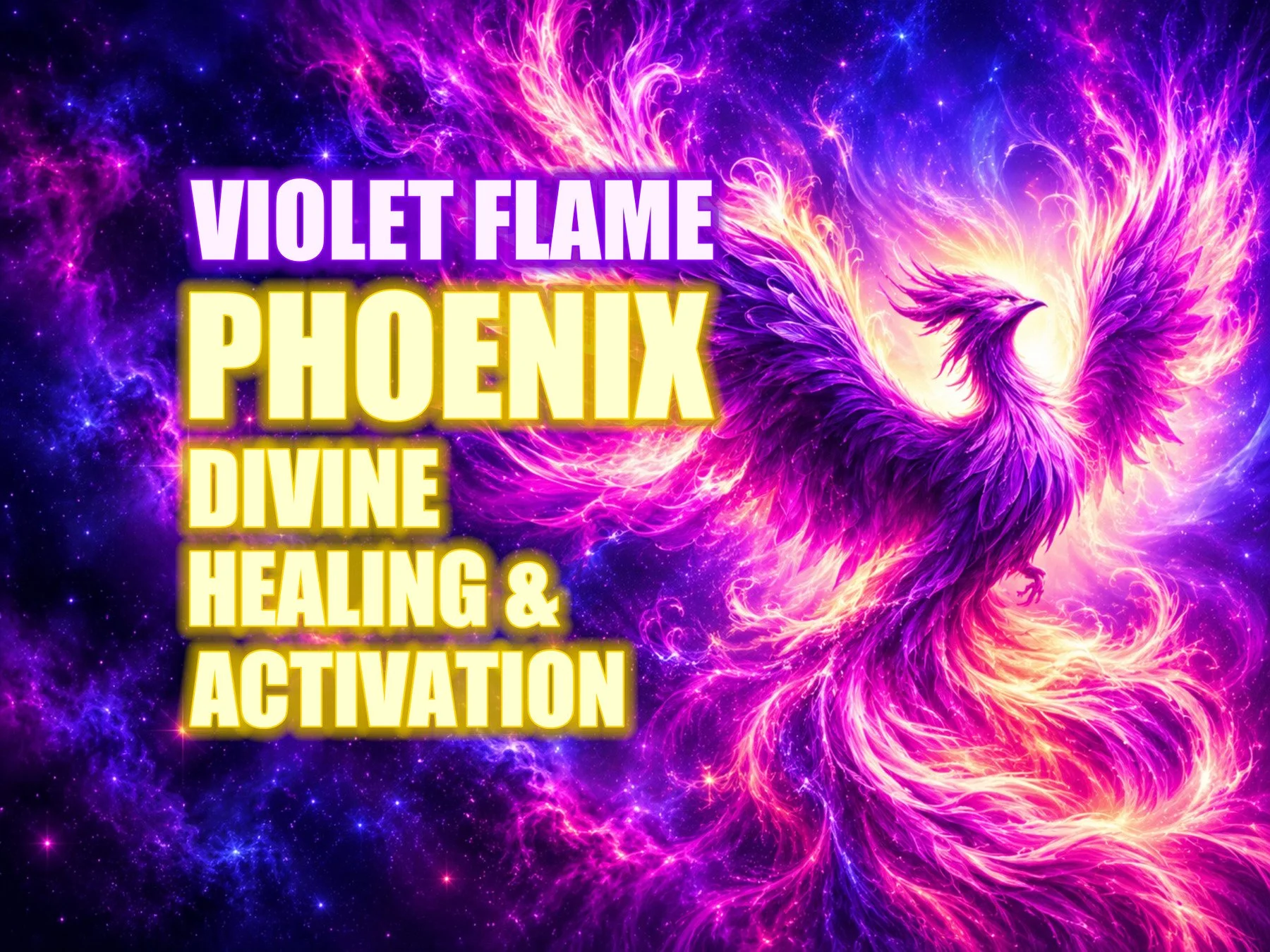 Violet Flame Phoenix Divine Healing and Activation