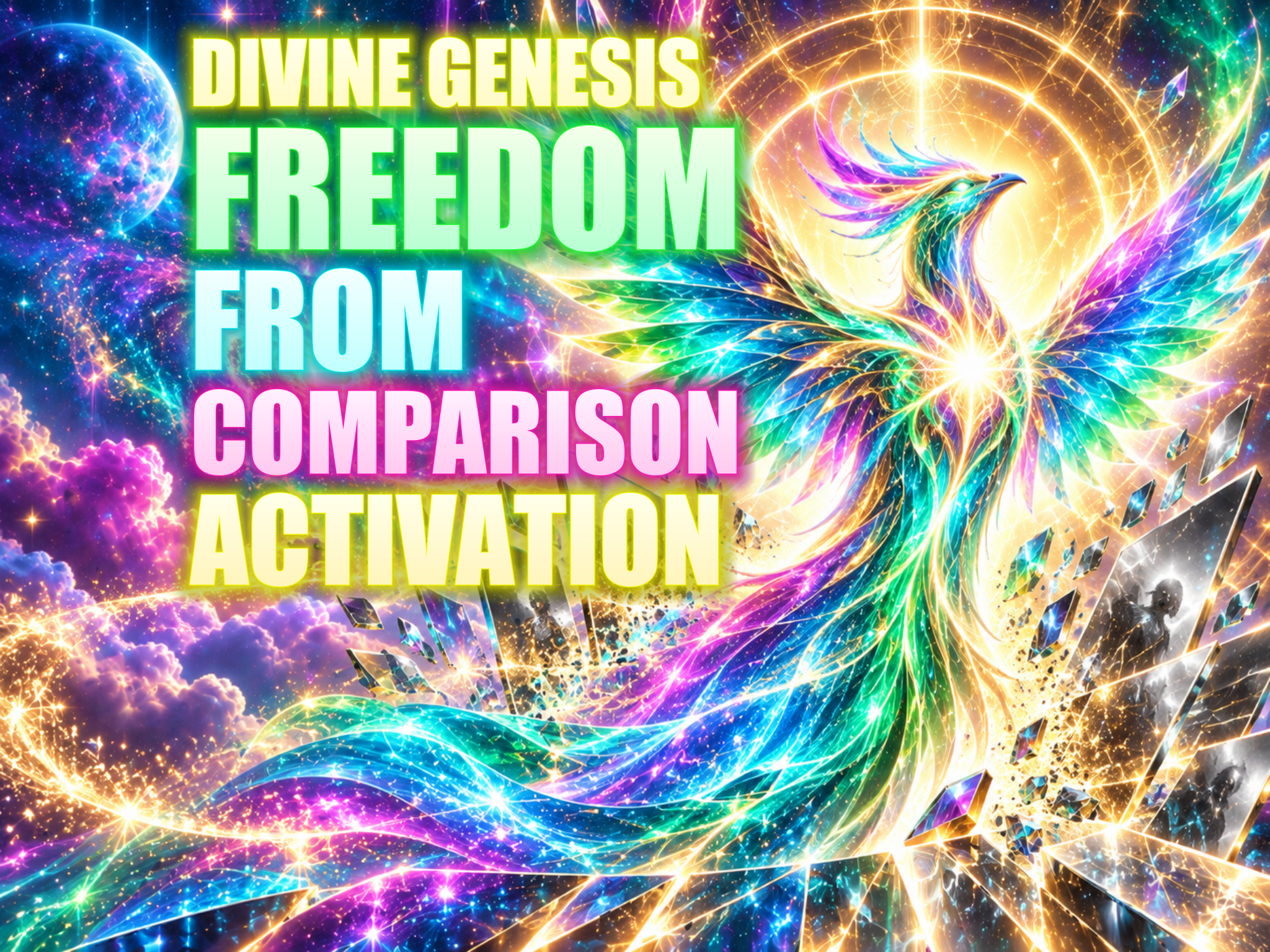 Divine Genesis Freedom from Comparison Activation