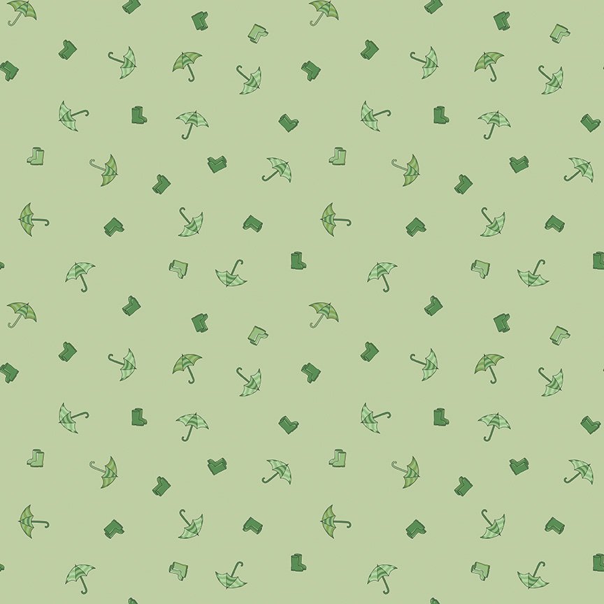 Green- Umbrellas- Cloudburst- C16182