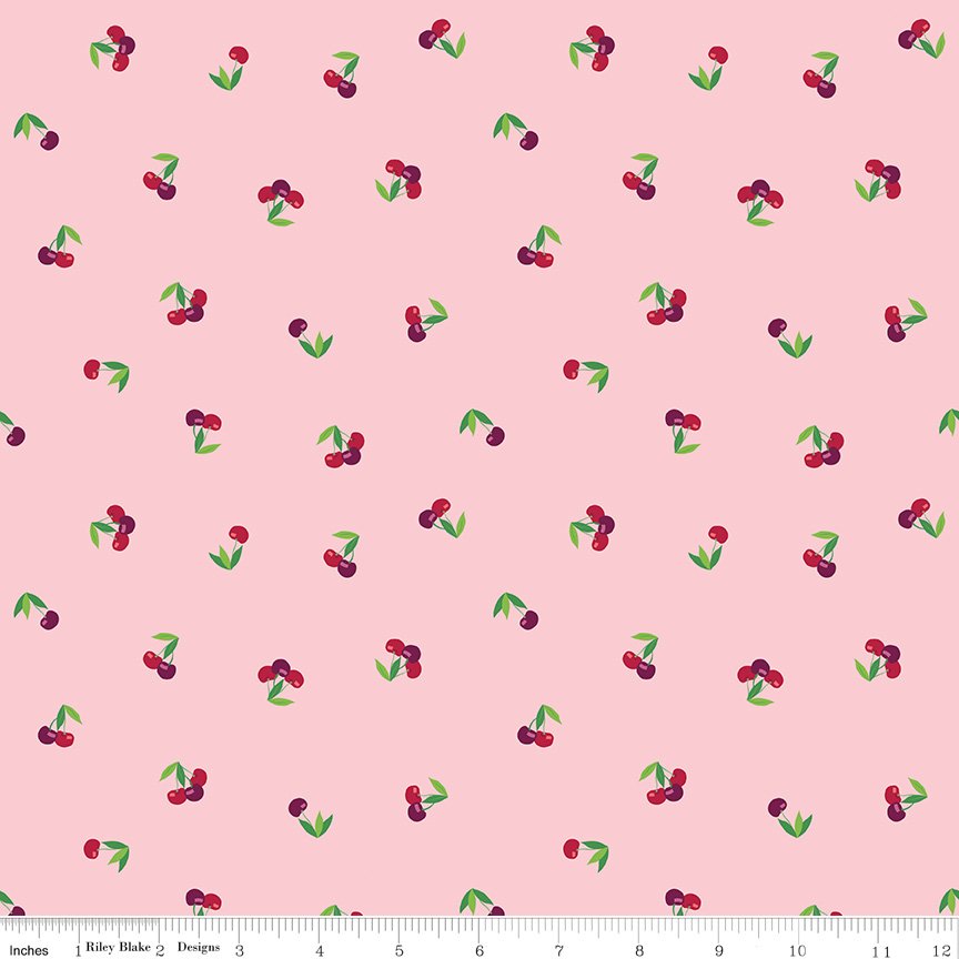 Pink- Cherries- Cloudburst- C16181