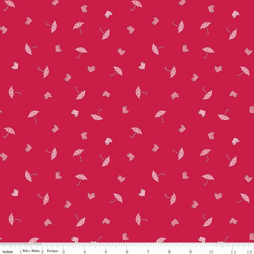 Red- Umbrellas- Cloudburst- C16182