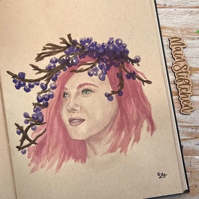 ✨️ PORTRAIT ARTCOLLAB: 1 theme &amp; 4 artists ✨️

For this month, in Portrait Group 7, @Luisas.canvas suggested to add a challenging element to our portraits- florals. It was interesting to see how the artists chose a reference and experimented with