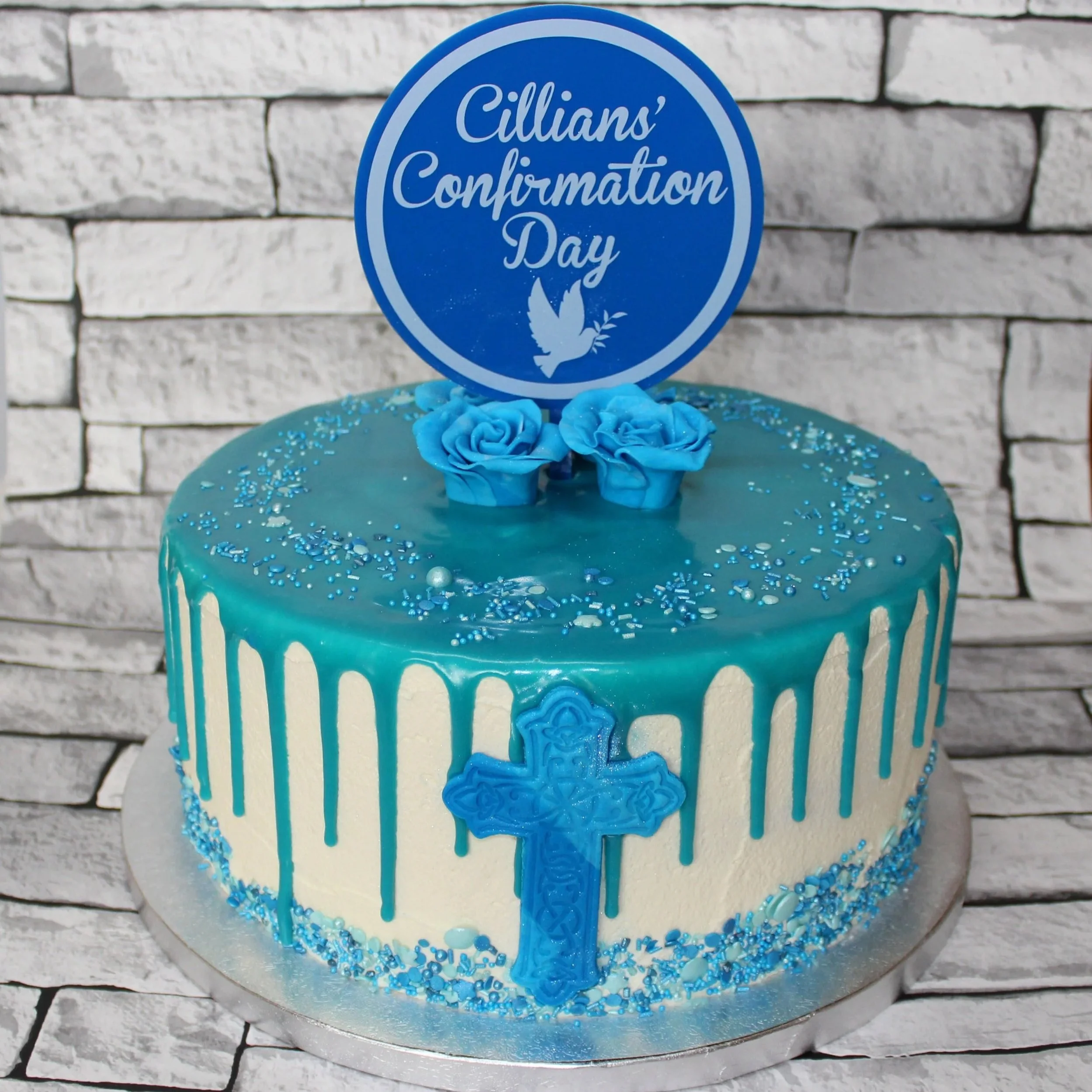 Blue Drip with Sprinkles