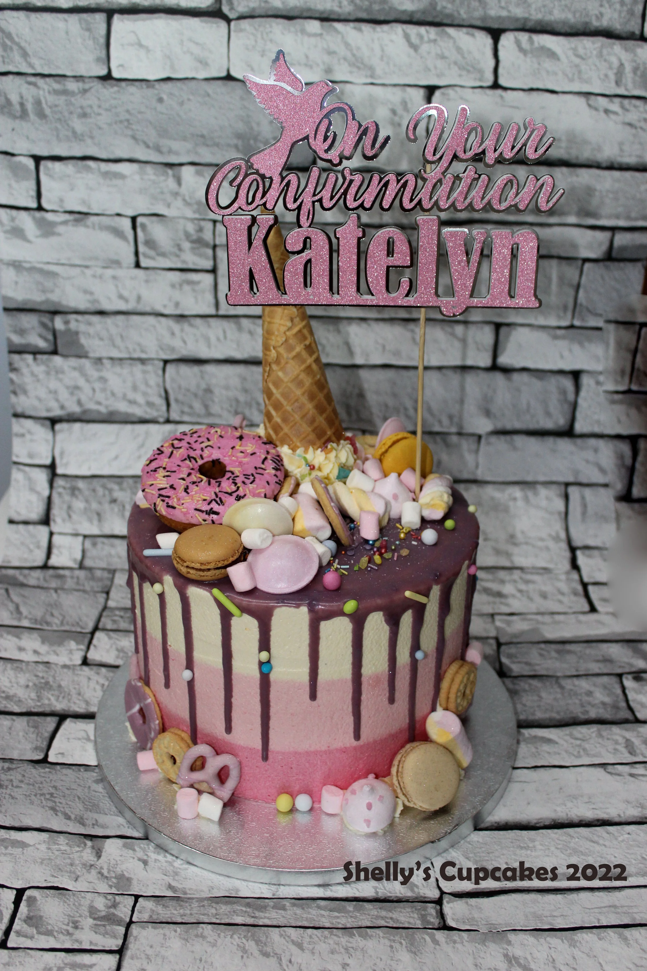 Pink Ombre Drip Candy Land 