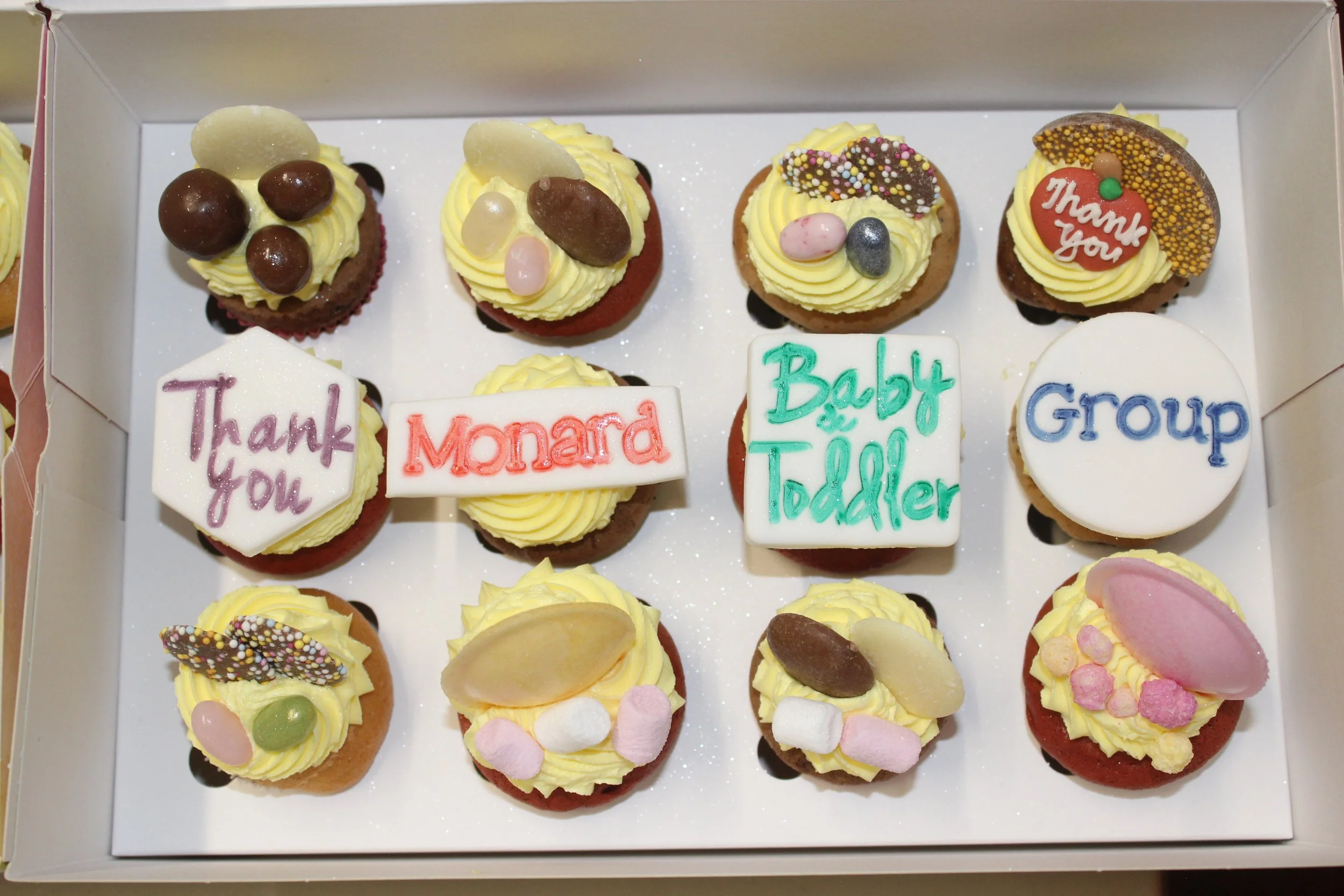 12 Mini Cupcake Box