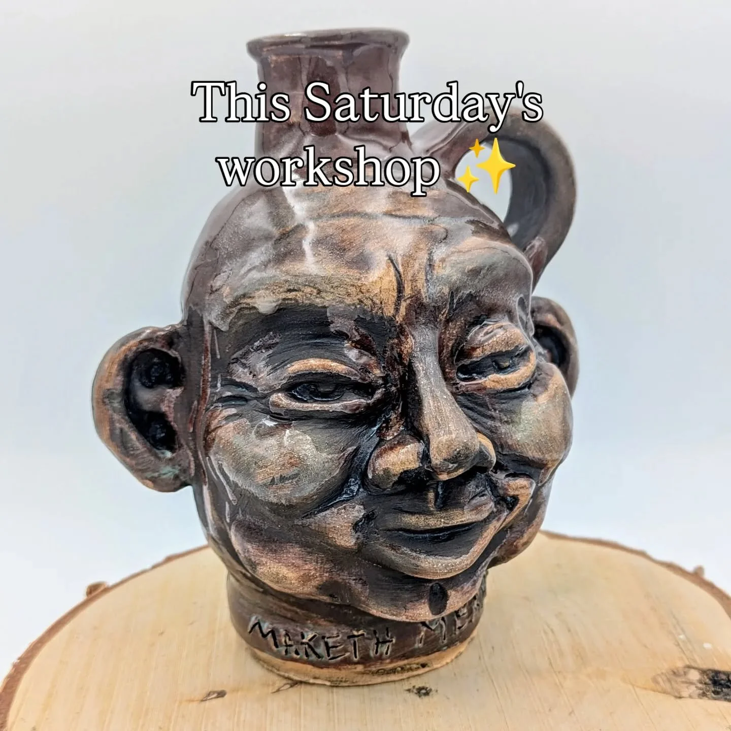 Make your own Toby jug or mug. Perhaps featuring your nearest and dearest or even a self portrait!

Our Saturday afternoon workshops are suitable for all abilities. Learn new skills, be creative and have fun - what could be better 😀
Link in bio ☝️
#