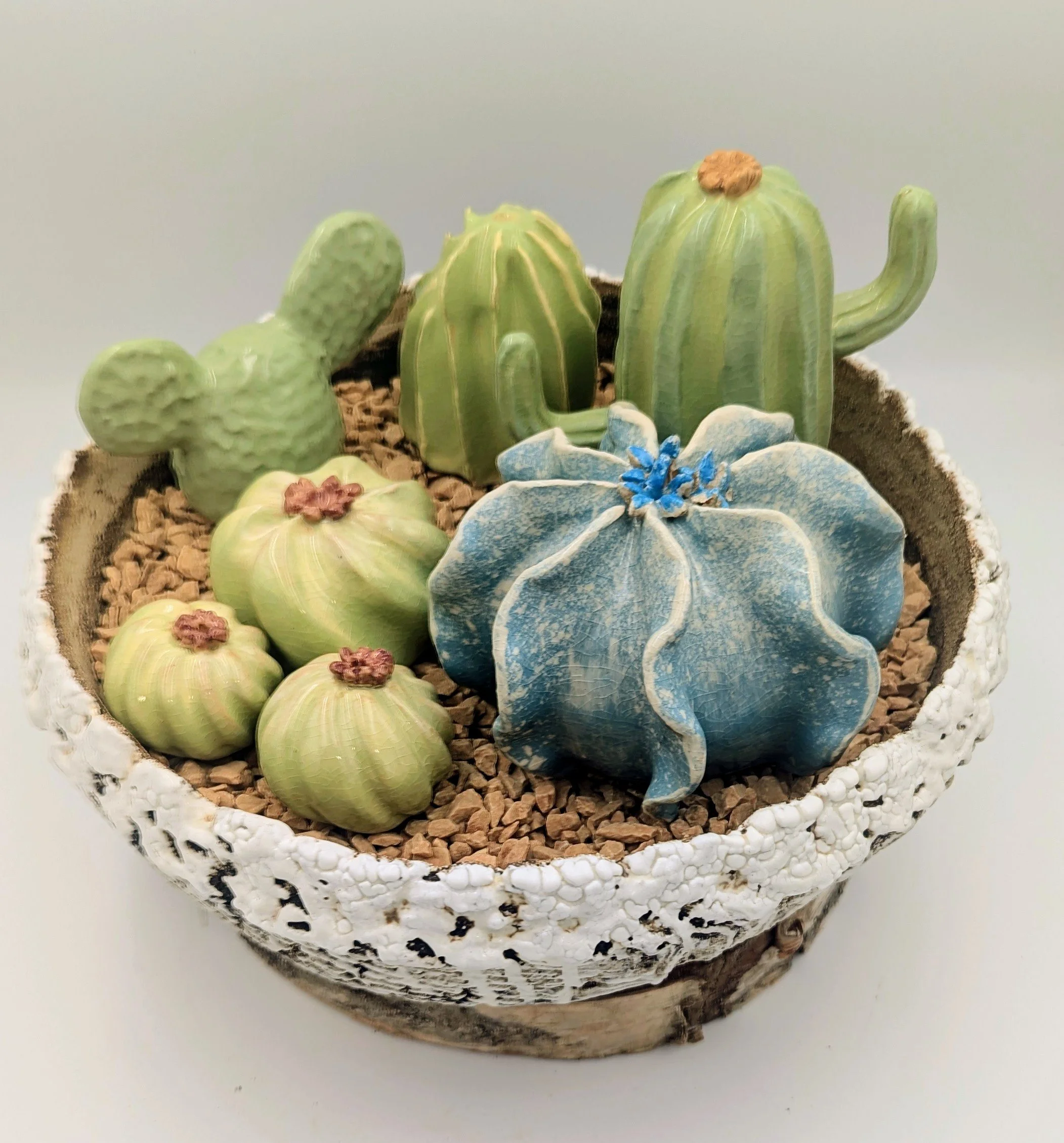 23rd May- Funky clay cacti!