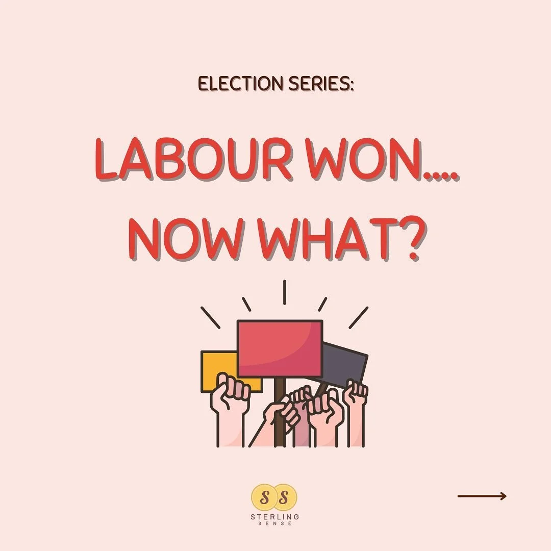 Ever wondered what the the July election means for you and your finances? 🤔

Here&rsquo;s a quick rundown of  what happens after an election and what the new Labour government is prioritising 🤝💭

Share your thoughts and questions below