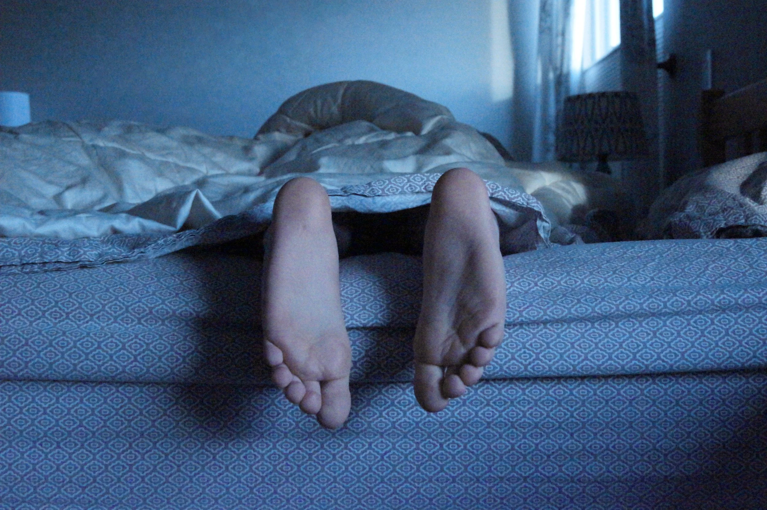 Avery Hough, "Baby of the Family," 2019. "My youngest brother often sleeps in my mom's bed. It bothered me at first, but sometimes it can be sweet."