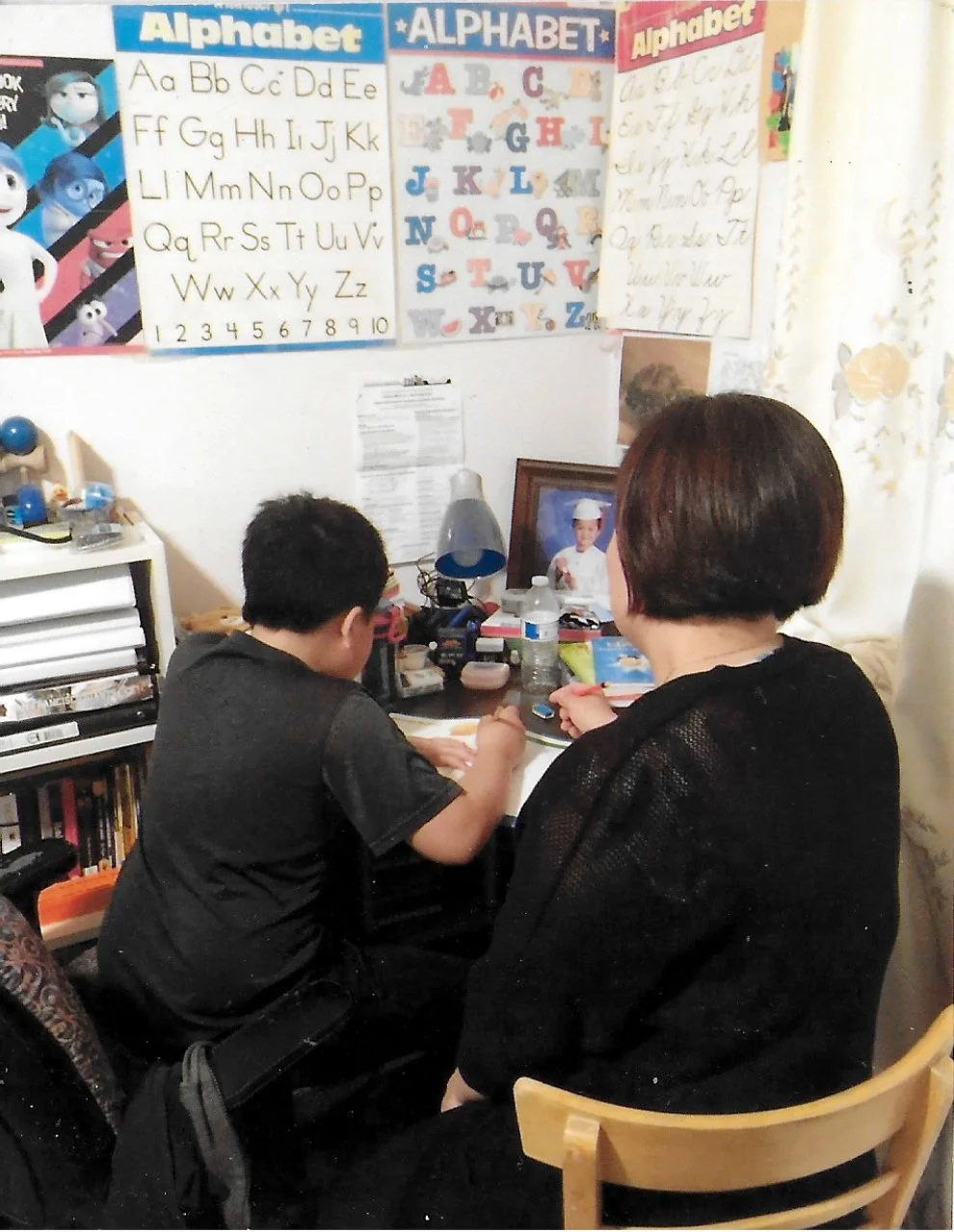 Anonymous, "Untitled," 2018. "With all the other work she does at home, she still finds time to help my brother with homework even if it means putting off paying taxes for another time."