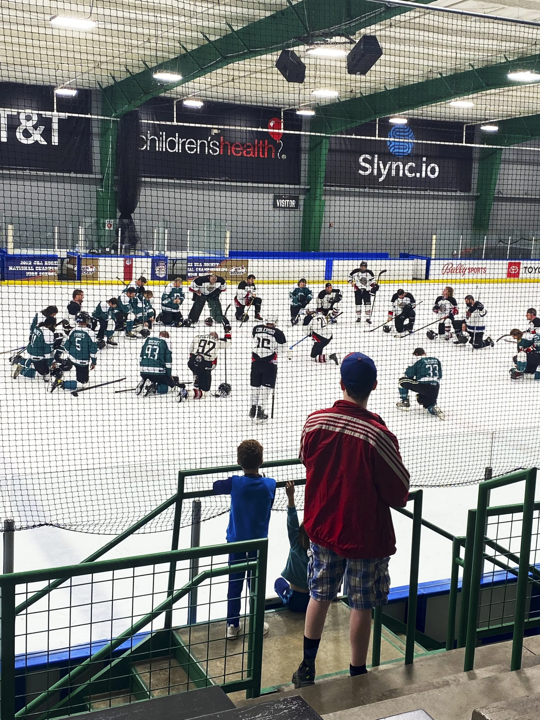 Boston Martinez, "A Supported Dream," 2022.
My dad has been playing hockey since before I came into this world. I have spent years at this rink and many others similar to this, in awe of my dad as he continues to make his dream come true with his har