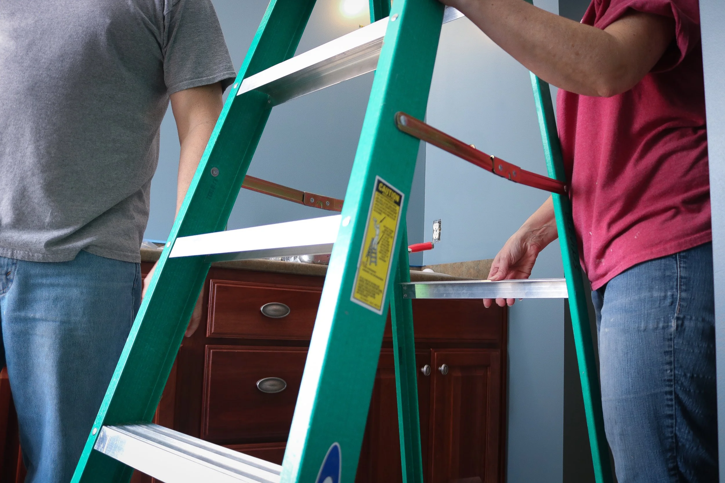 Nicole Blevins, "Work from Home," 2020. "The nice thing about my parents being home-builders is that they are able to work on projects in our home too. It is not often that my siblings and I get to see or talk to them throughout the day, so when they