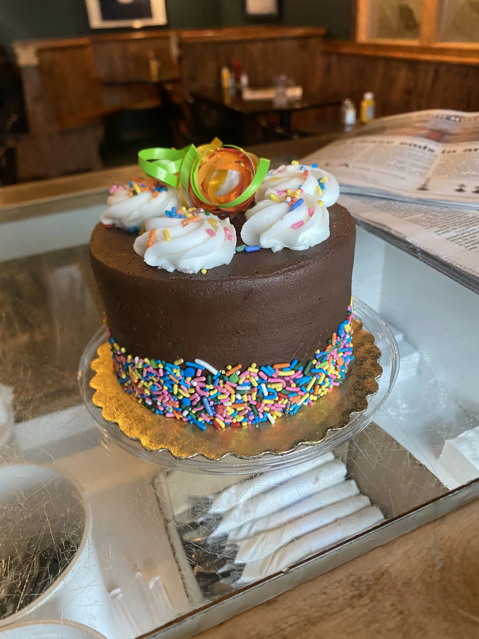 Marisol Hernandez, "Best Wishes," 2023. 
My birthday this year fell on a Sunday. I always hang out with my family for my birthday so I didn't expect to see any friends until Tuesday (no school on Monday). One of my coworkers, who happens to be a clos