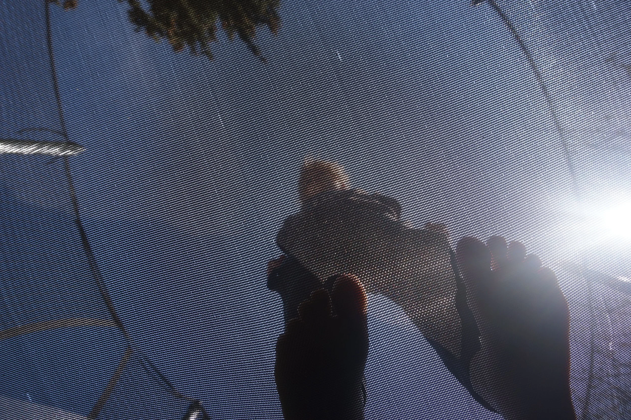 Imogene Croak, "Jumping," 2020. "My brothers and I have found ourselves spending hours jumping on the trampoline during quarantine. We are not allowed to leave our house because my parents are sick. Going on the tramp is the closest thing to a little
