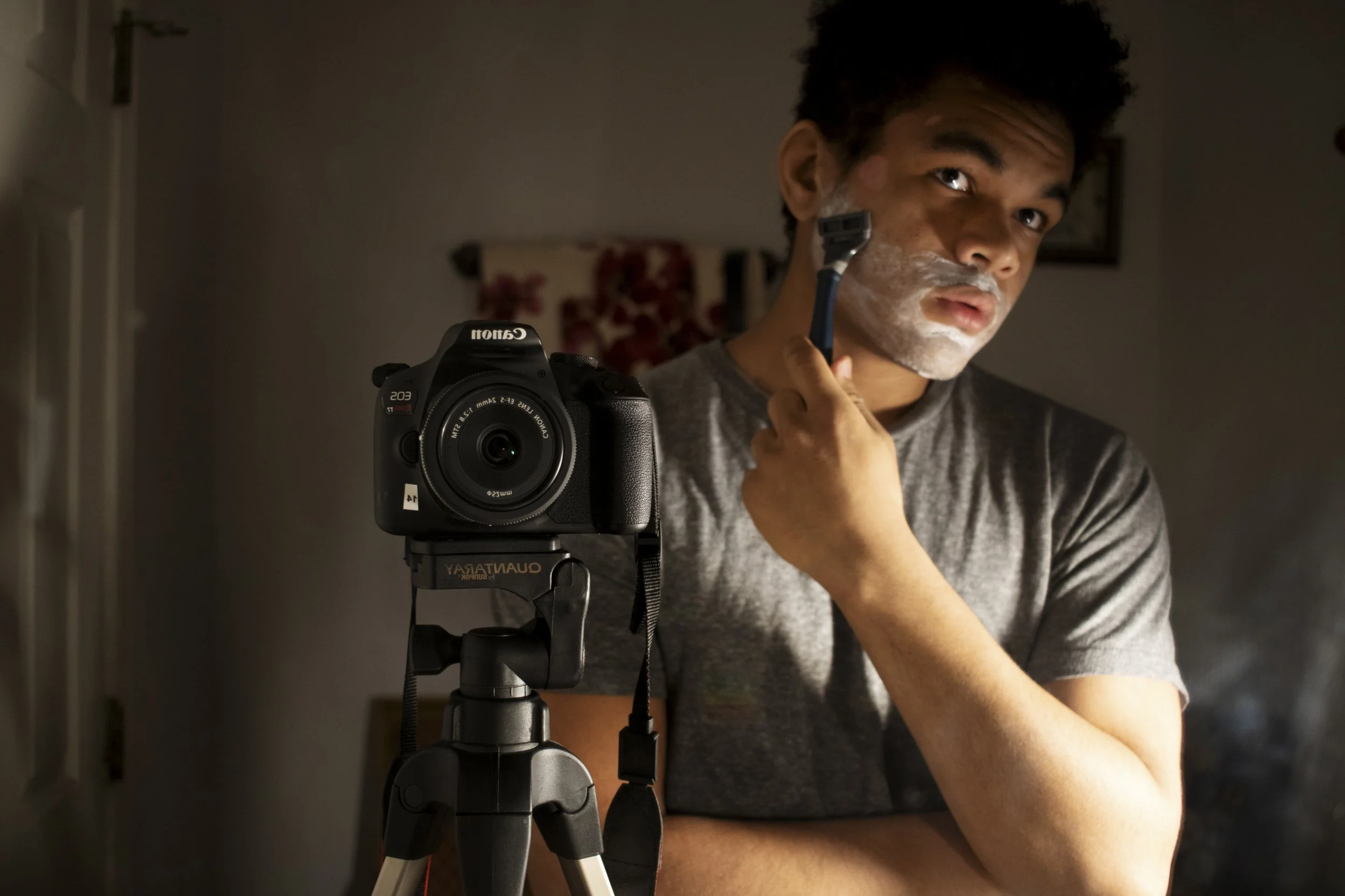 Steele Tempel, "SelfCare," 2022.
I haven’t seen my dad in four years. He’s missed out on some of the most important changes in my life. I’ve had to rely on myself to learn how to be a man.