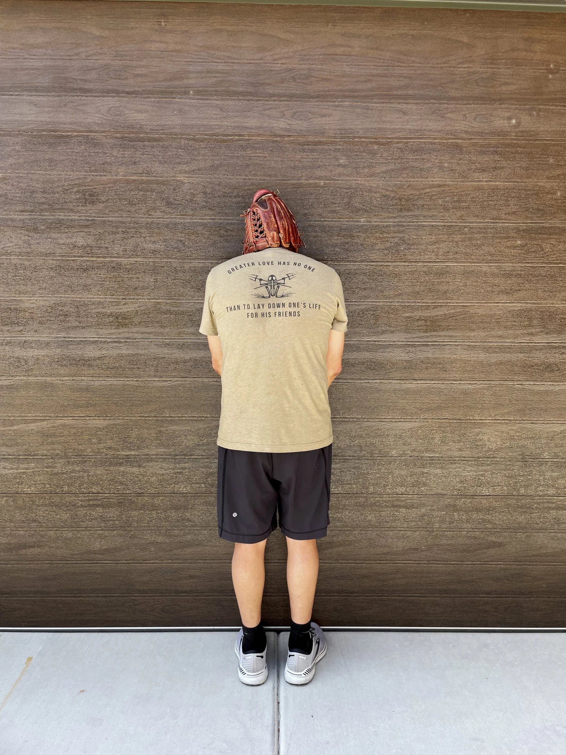 Seth Huante, "Untitled," 2022.
Whenever my dad and I are bored, we always resort to this game called “Butts-up.” If you lose the game, the other person gets to try and hit you with the ball. Remember to always protect the head.