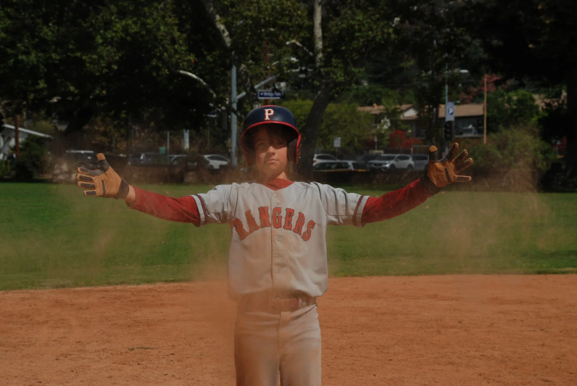 Katelyn Redfern, "Doing What I Love," 2024. My brother, Nicholas, always has at least one baseball game on the weekend. Nicholas loves baseball so much that he is on four teams. After one of his games, our Mom drove us to a park.