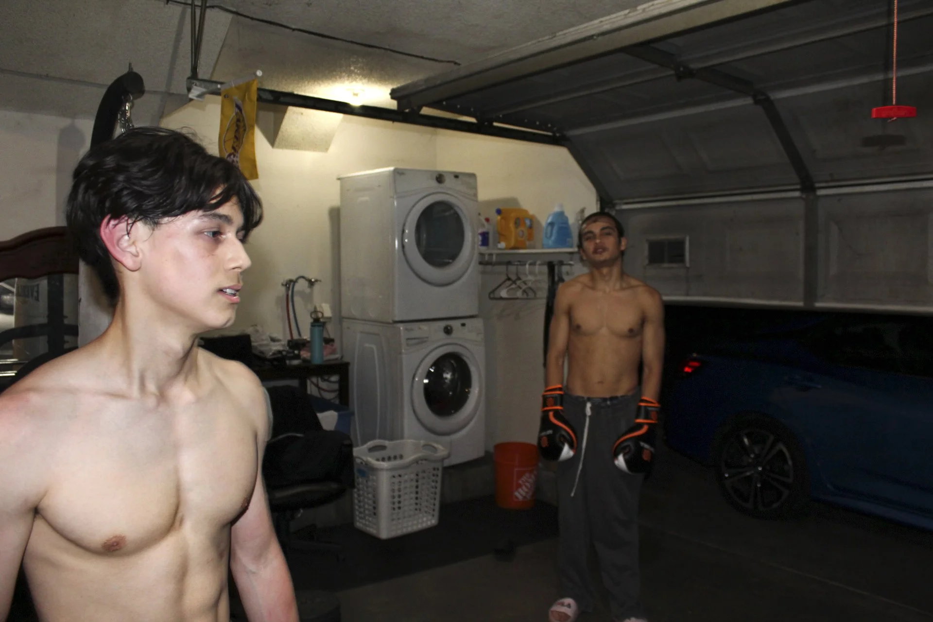 Christian Cabrera, "Let's Go Box Isaiah," 2022.
My cousin and brother are really active, in the morning, we ran four miles and did some body workouts, we went to the observatory, and to top off the day, we went to go box Isaiah.