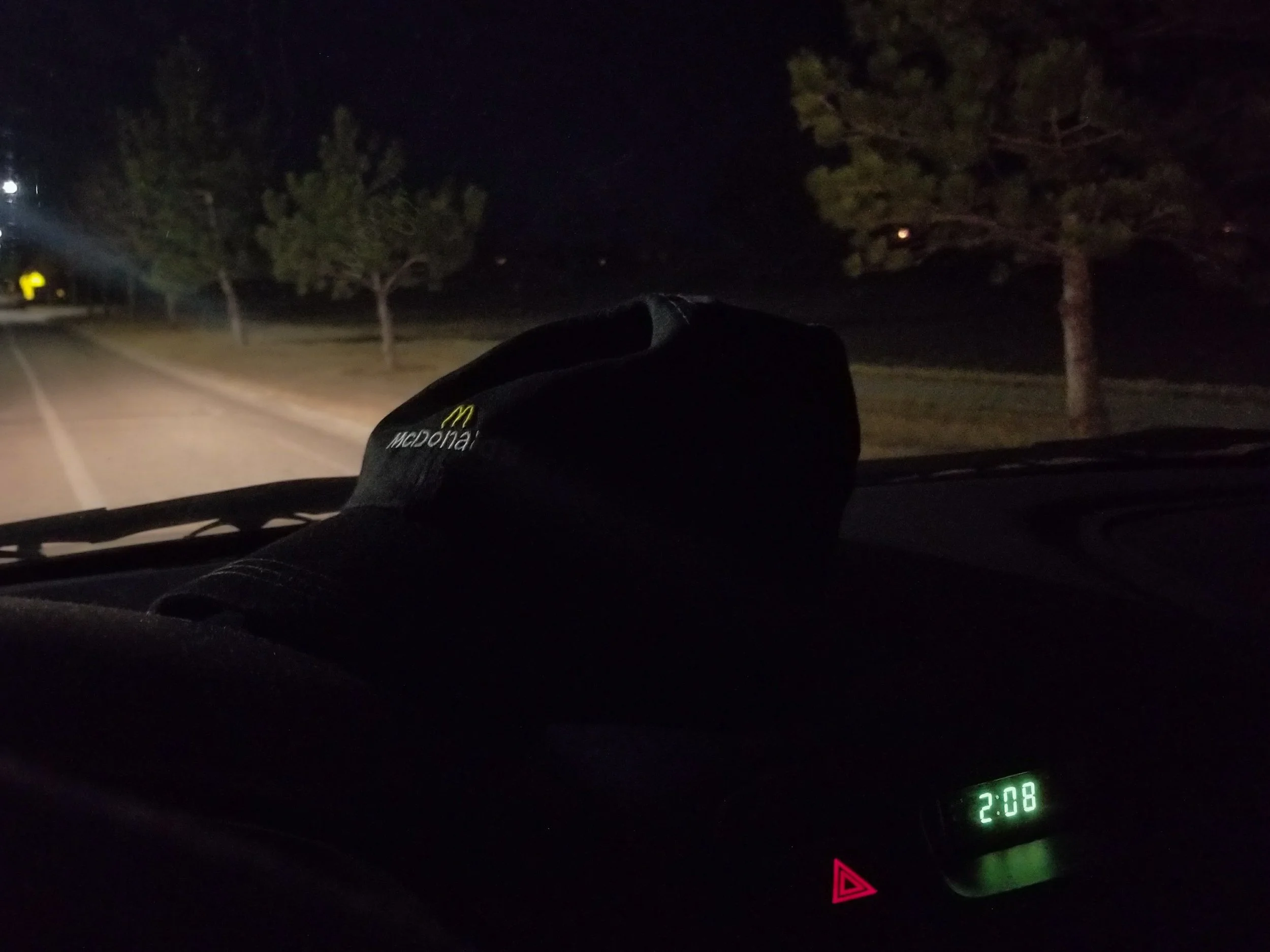 Averi M. Luze, "Untitled," 2018. "About a year ago, I started working at McDonald's. I usually work late shifts because of school and on weekends I stay until we close at midnight. Sometimes, I stay later, hanging out and helping close the restaurant