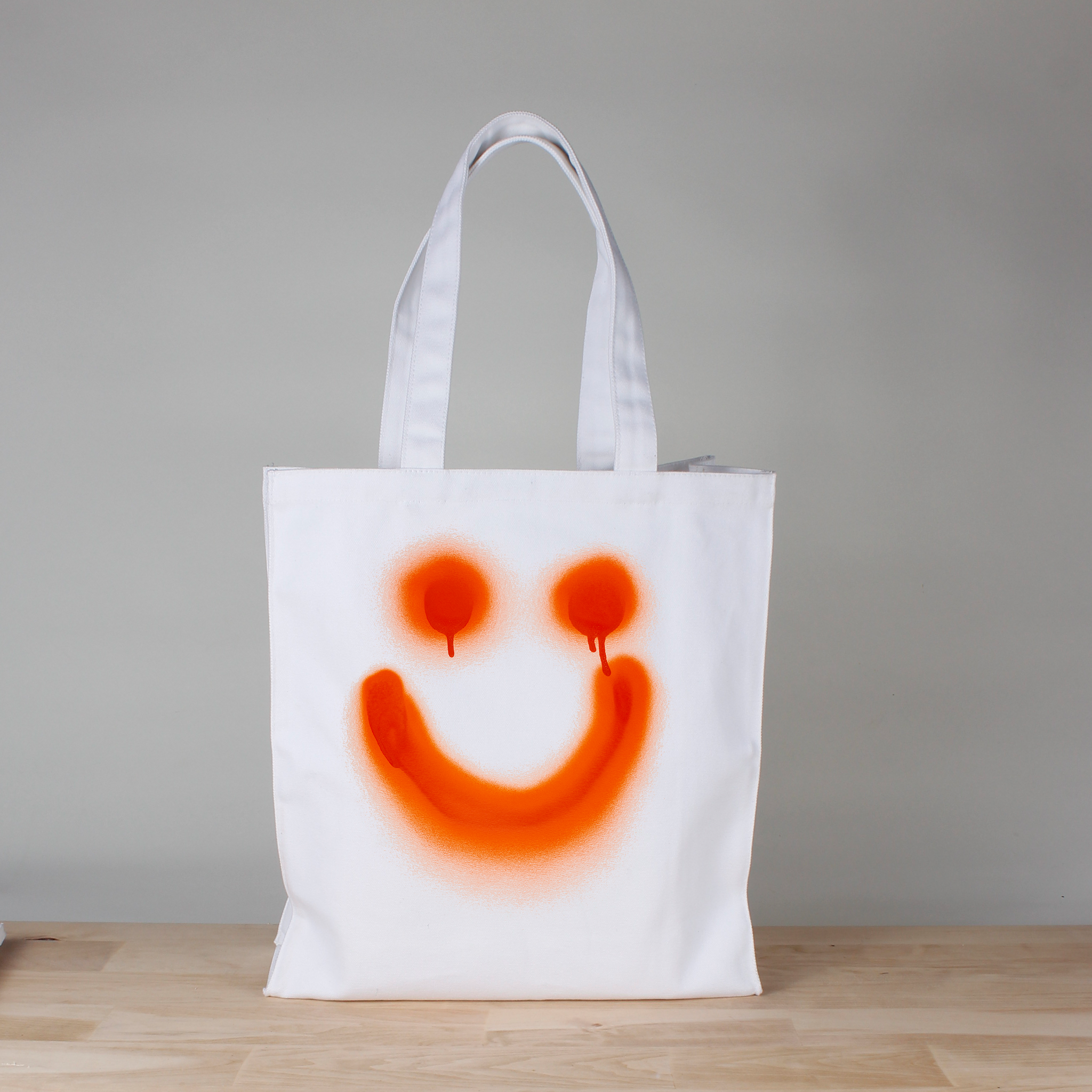 Smiley Tote Orange