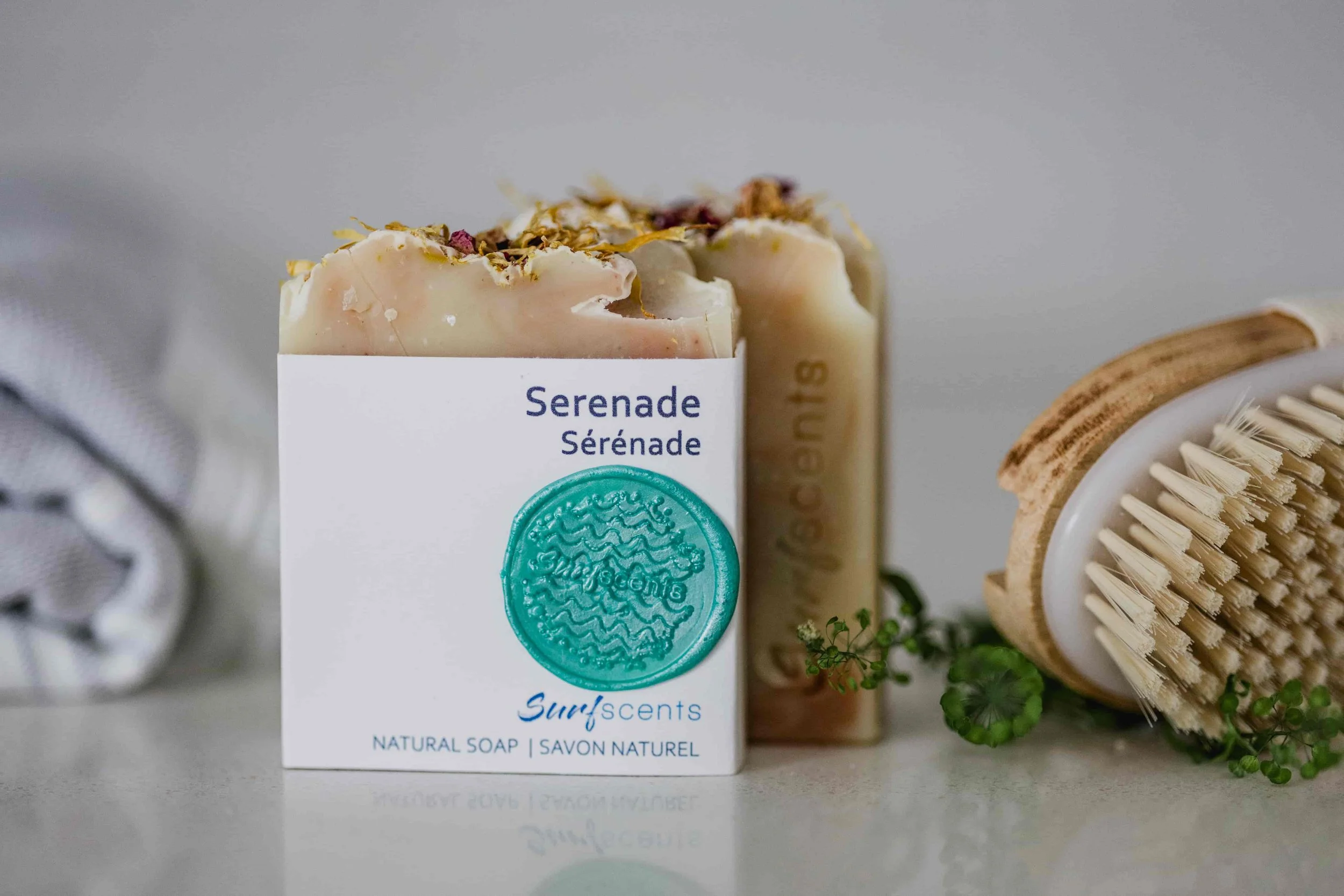 Serenade soap with label