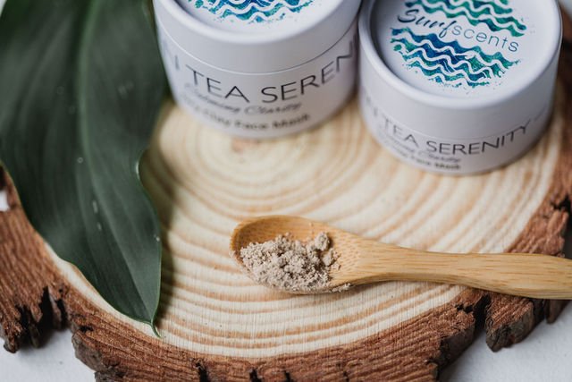 Green Tea Serenity close up of powder