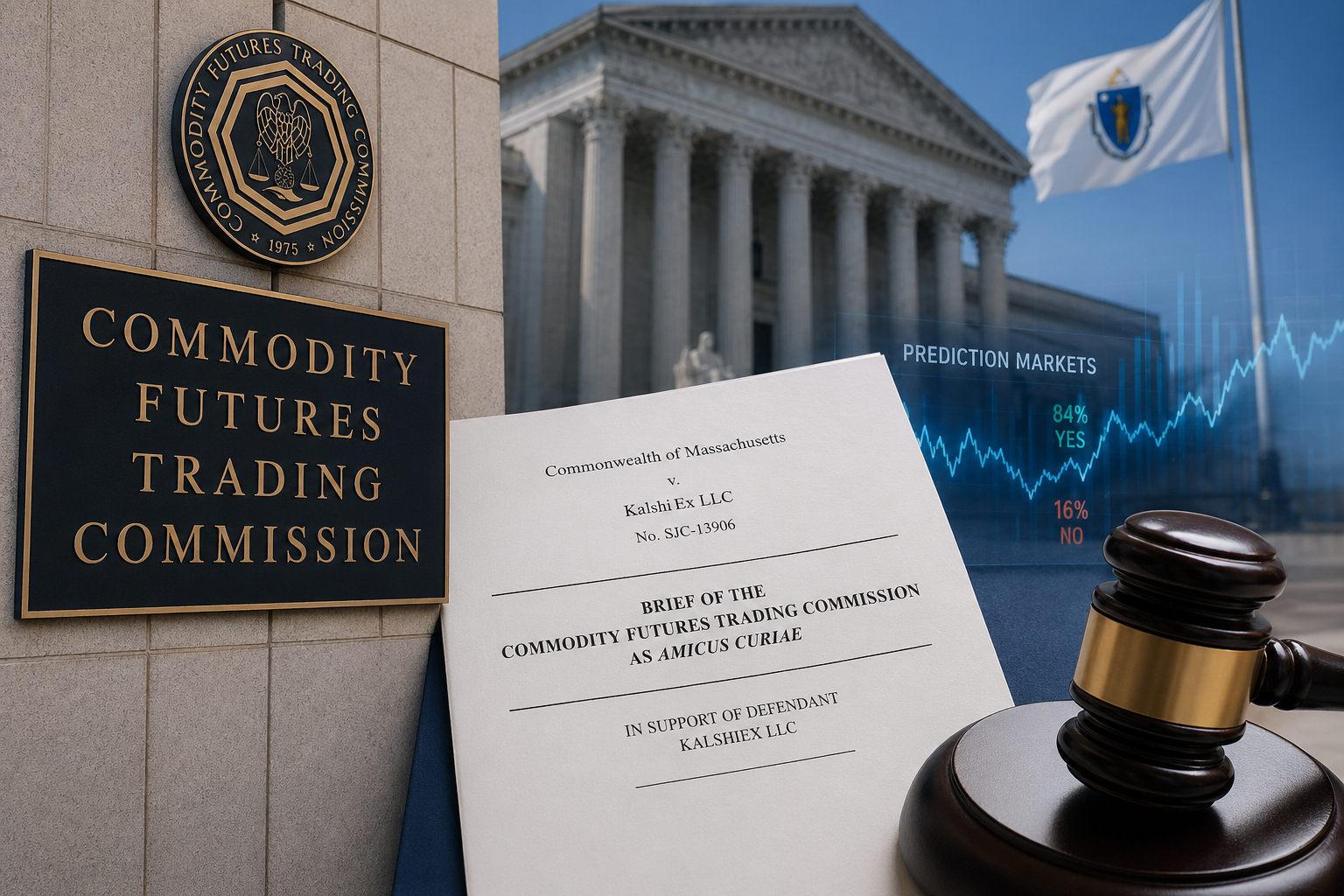 CFTC Files Amicus Brief Reaffirming Jurisdiction Over Prediction Markets