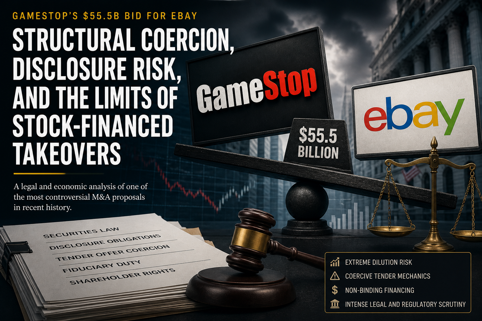 Securities Law Analysis of GameStop’s Proposed Acquisition of eBay